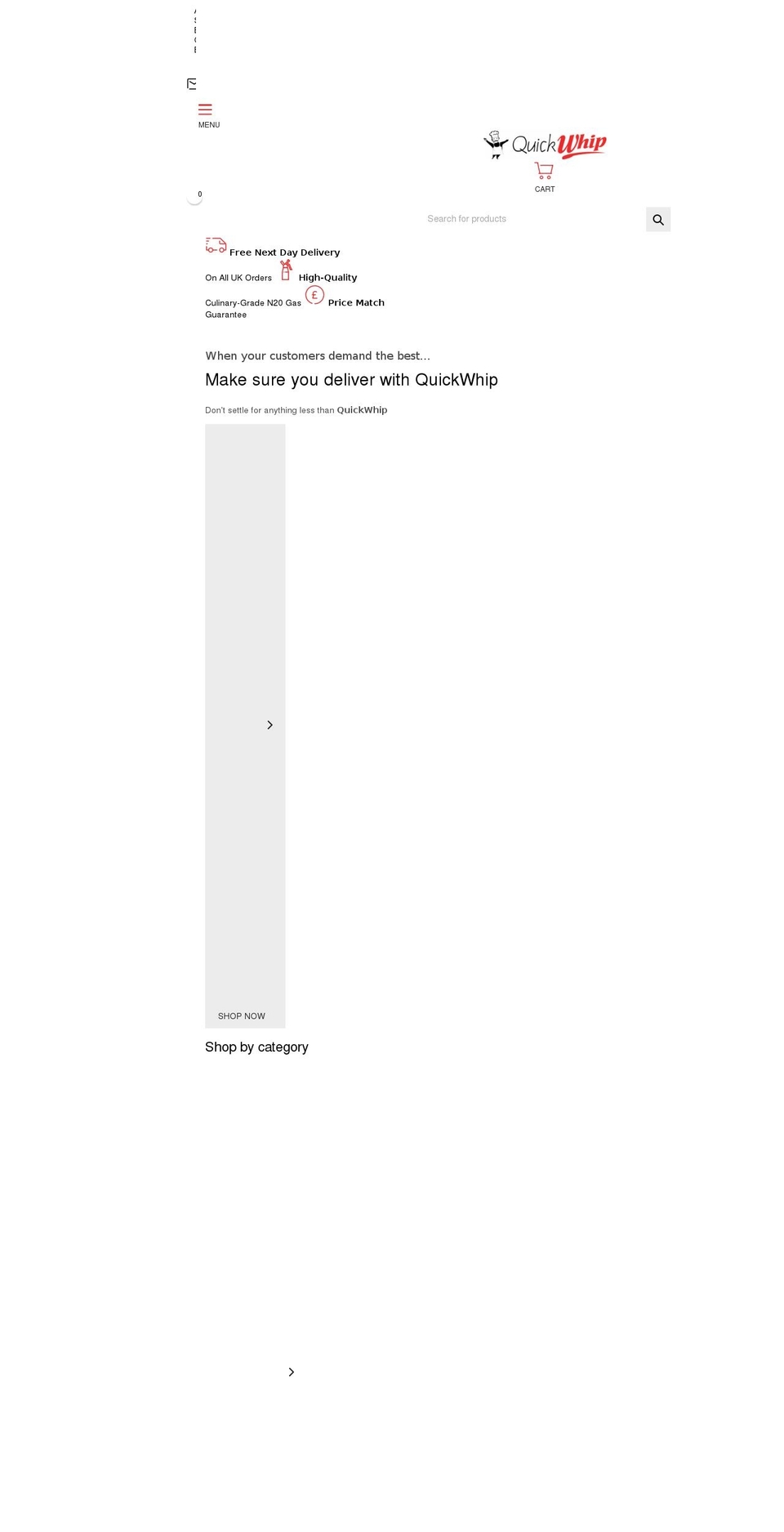 quickwhip.co.uk shopify website screenshot