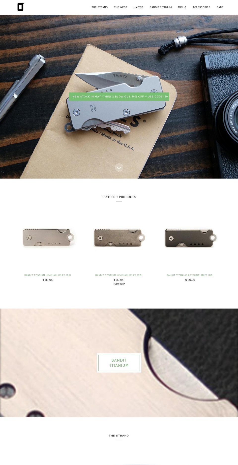 quietcarry.myshopify.com shopify website screenshot