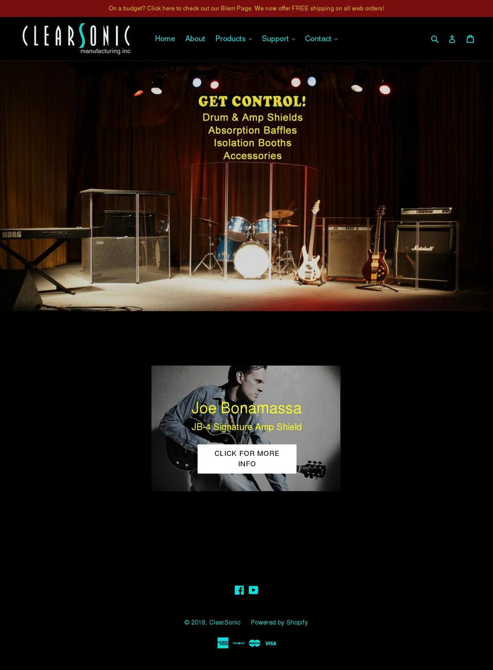 quietdrums.com — Shopify storefront screenshot