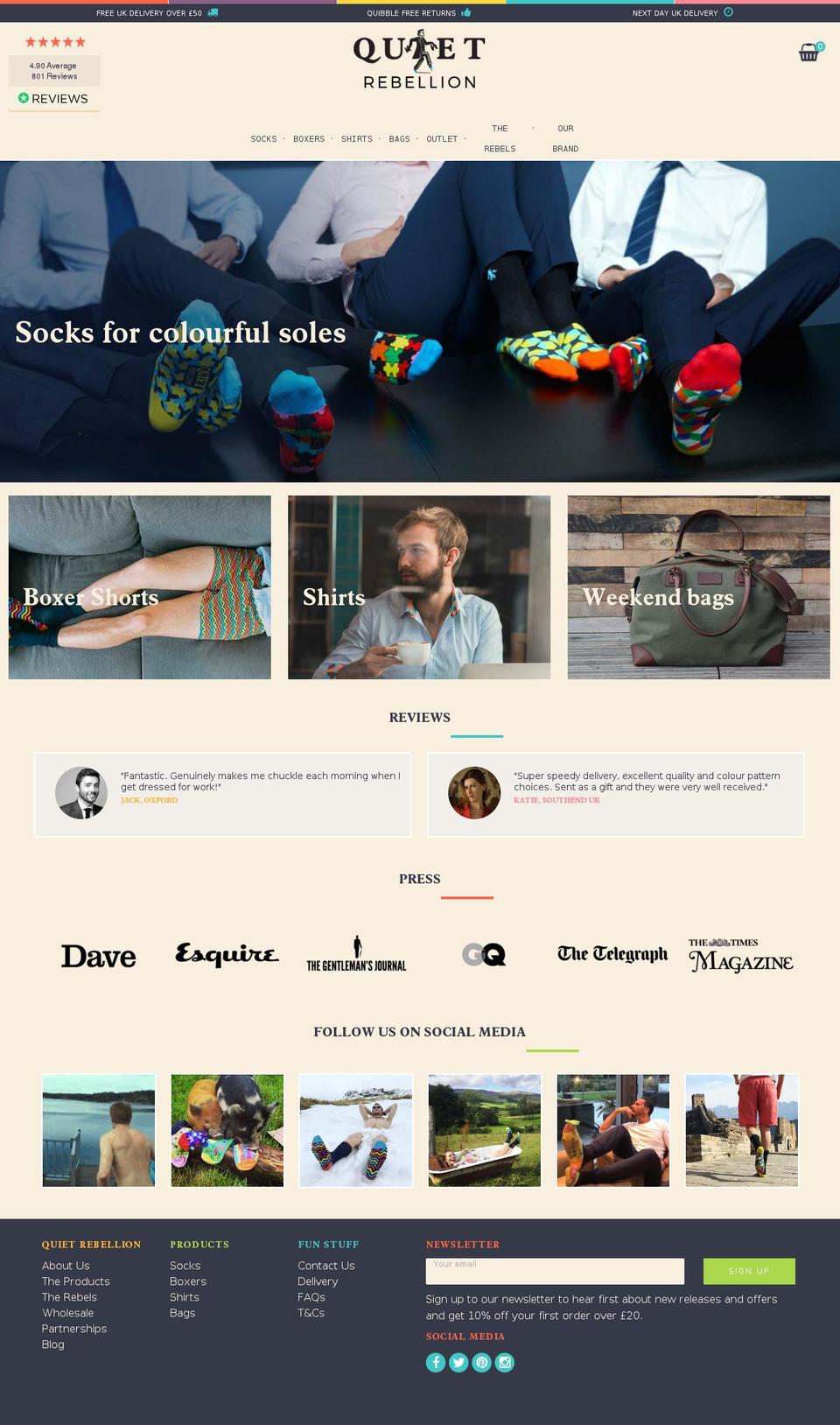 Quiet-Rebellion-NPB-27.09.17 Shopify theme site example quietrebellion.net