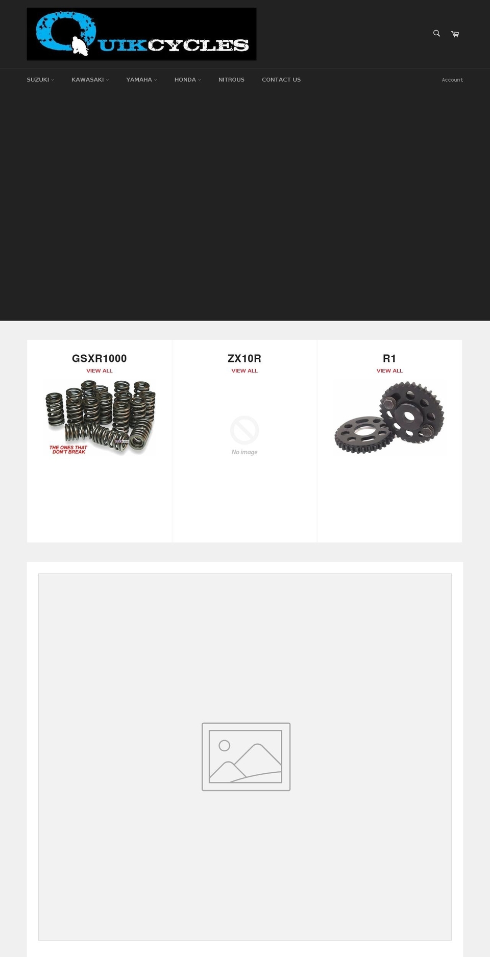 quik-cycles.com shopify website screenshot