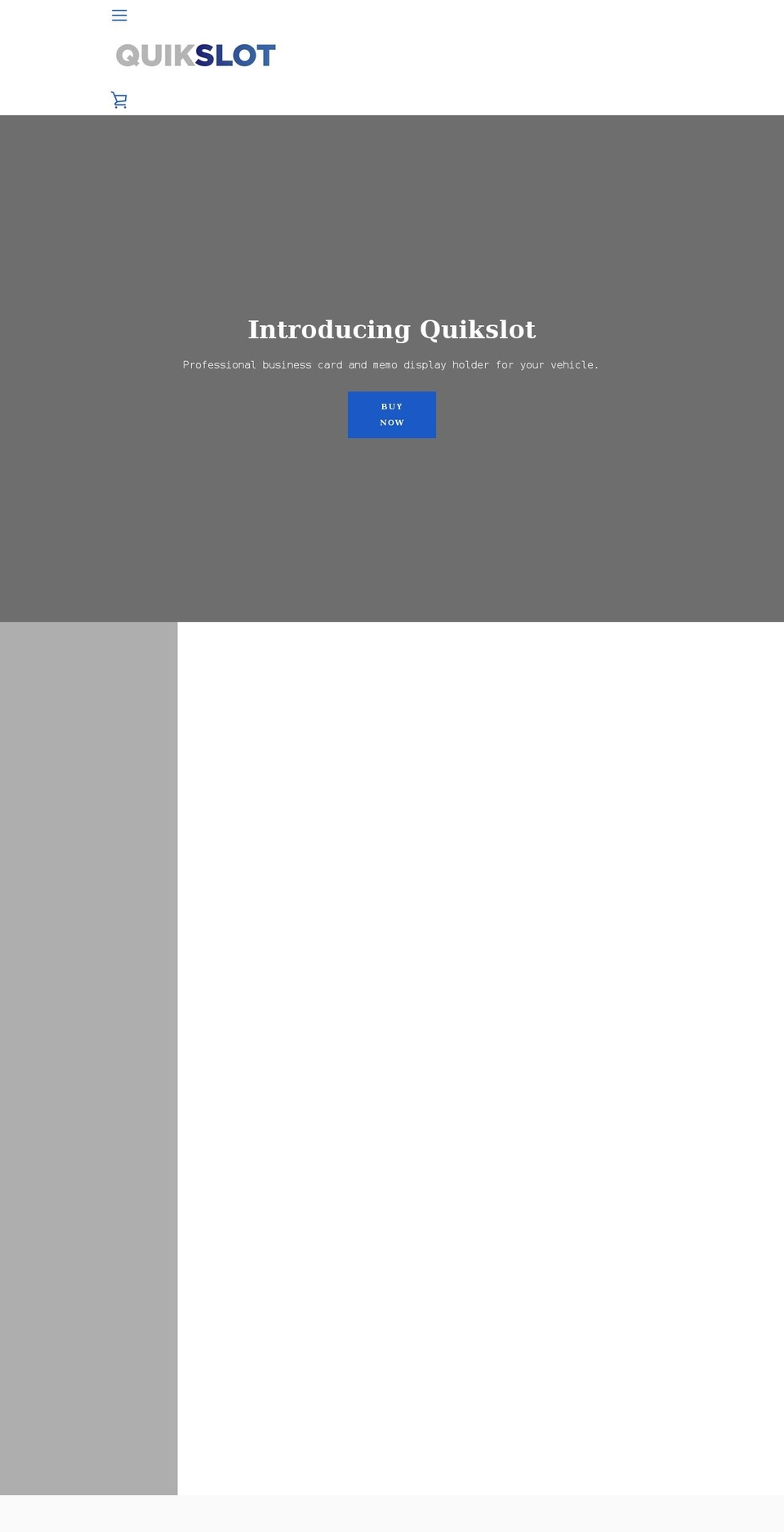 quikslot.com shopify website screenshot