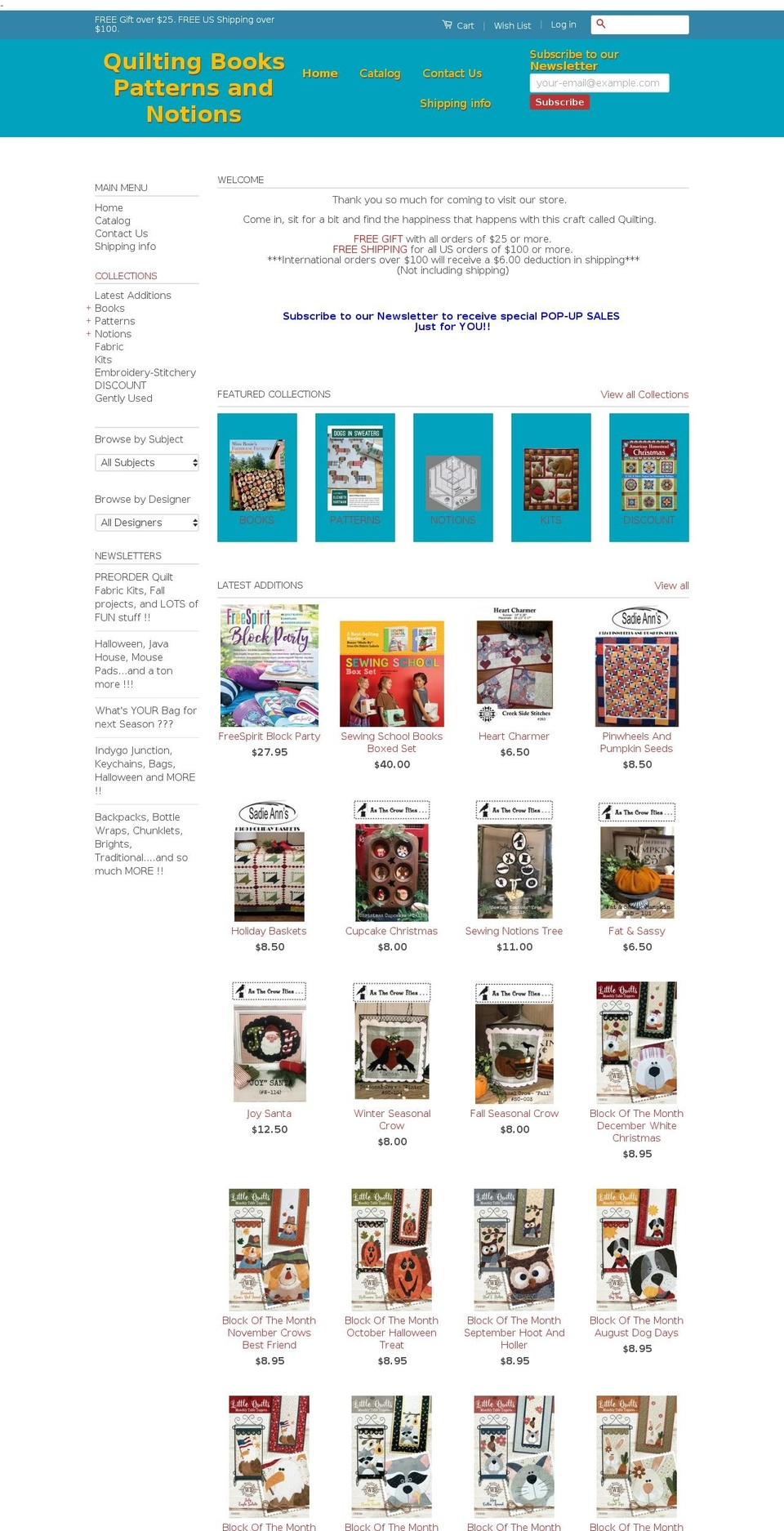 carousel-classic Shopify theme site example quiltingbpn.com