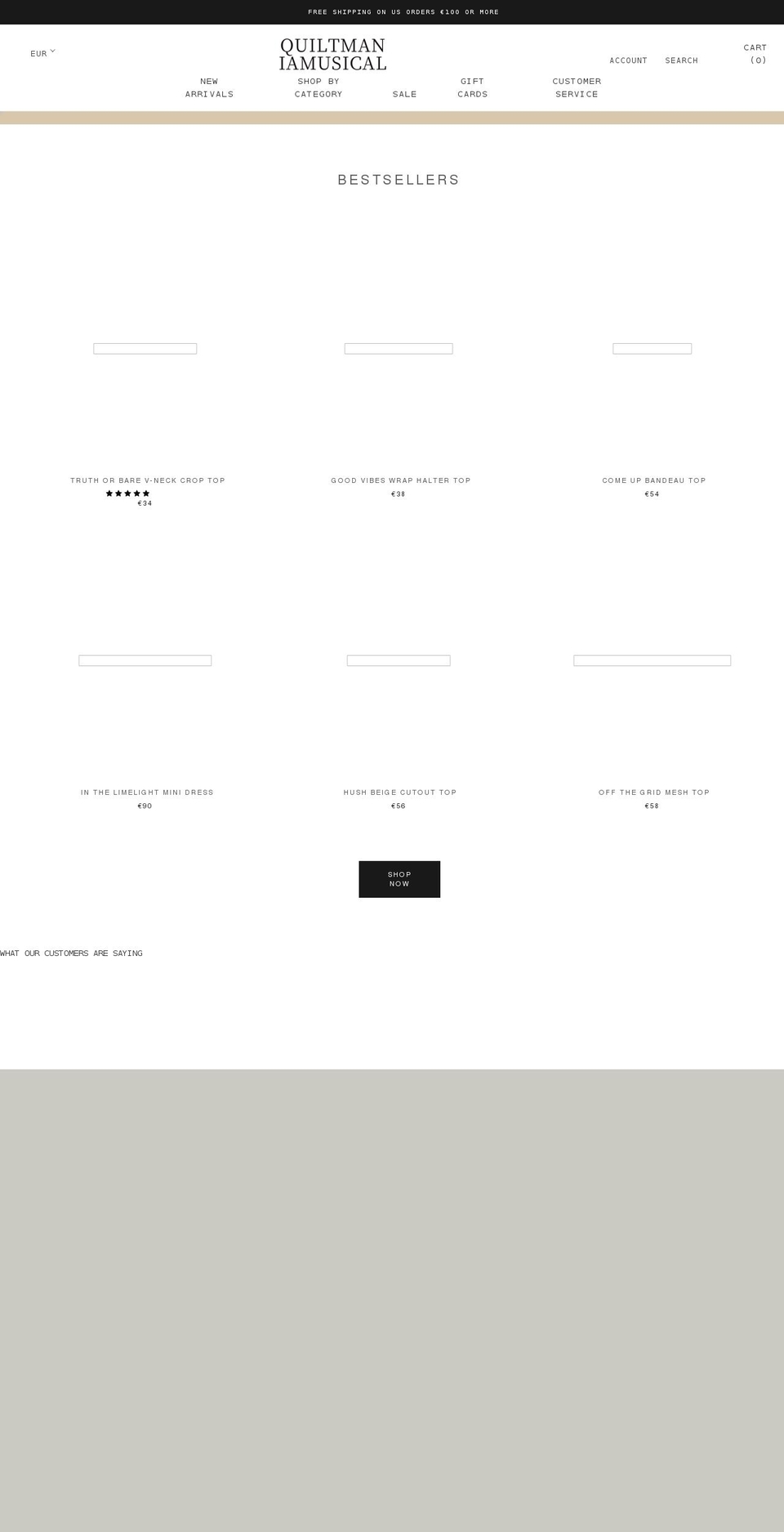 quiltmaniamusical.com shopify website screenshot