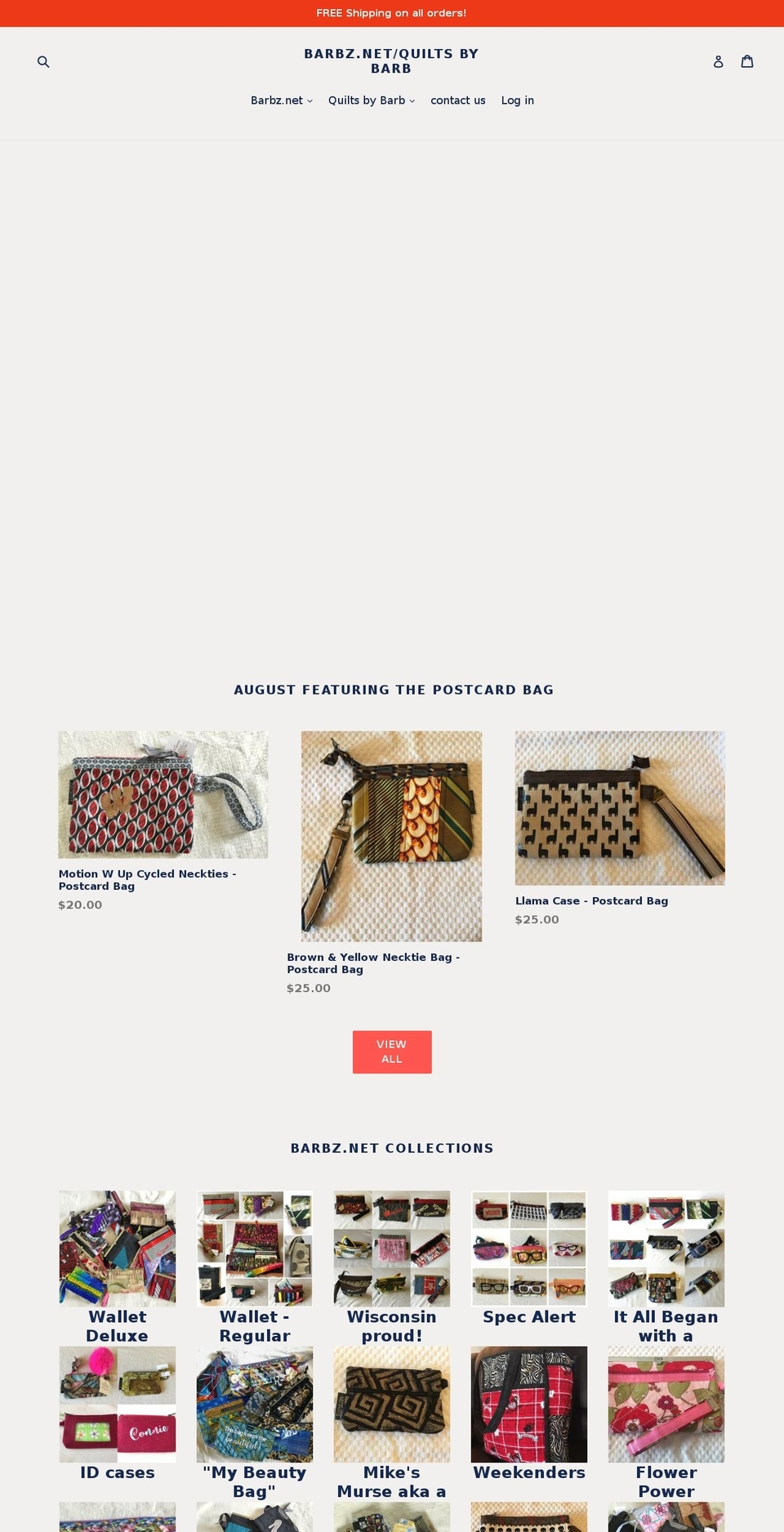 quiltsbybarb.com — Shopify storefront screenshot