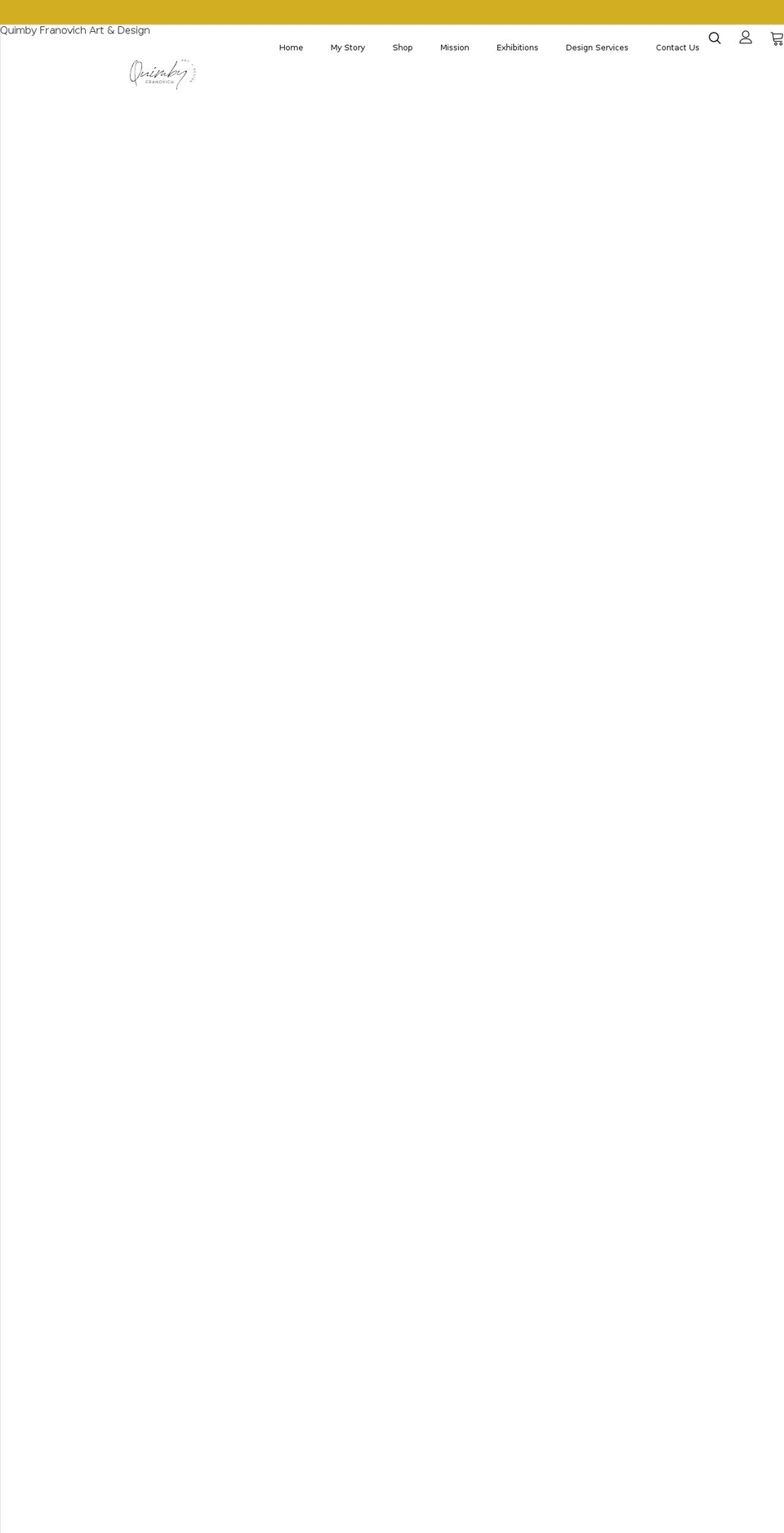 quimbyfranovich.com shopify website screenshot