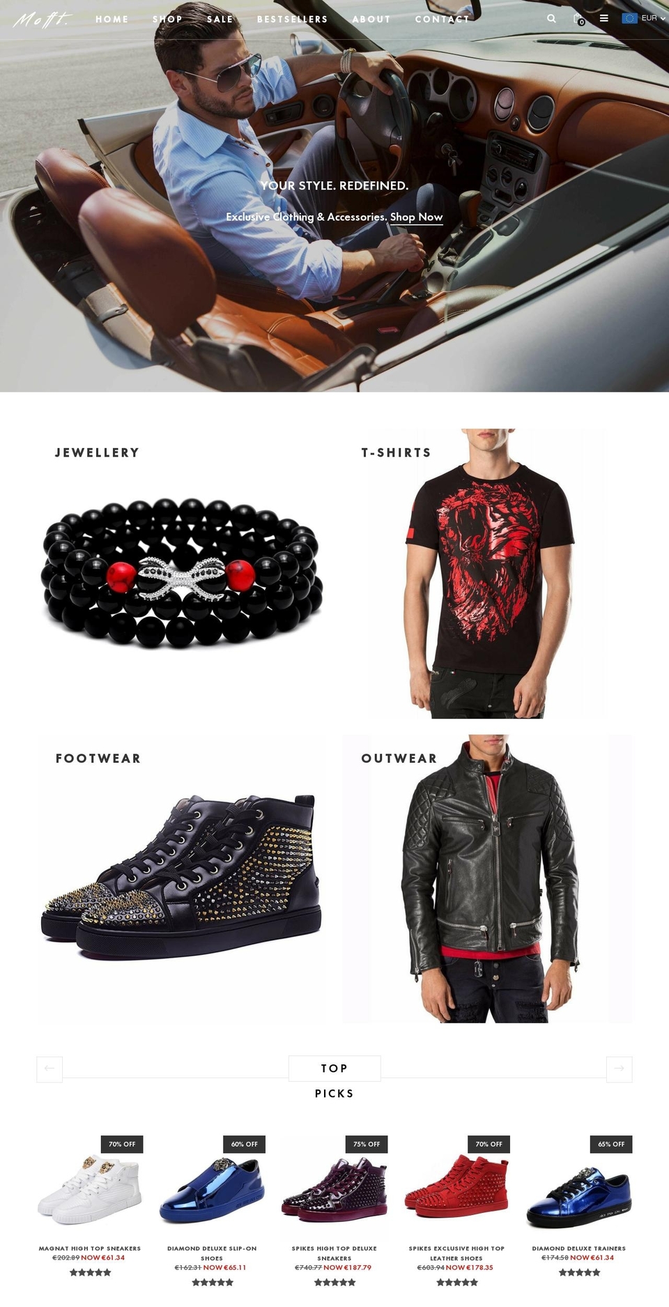 quint-essentials.com shopify website screenshot