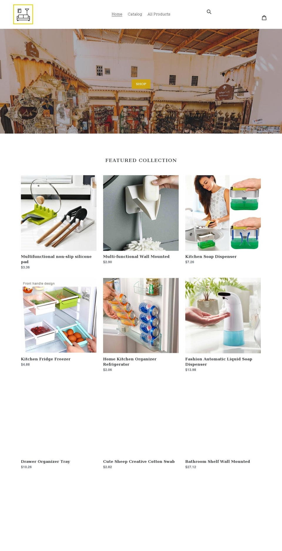 quirky-gadget-zone.myshopify.com shopify website screenshot