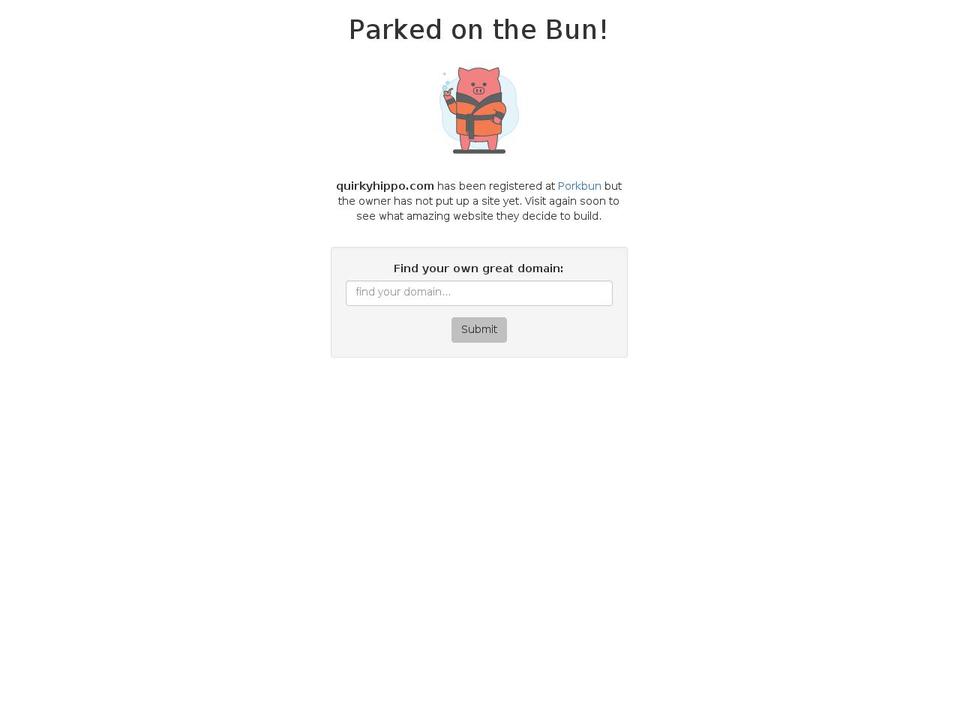 quirkyhippo.com — Shopify storefront screenshot