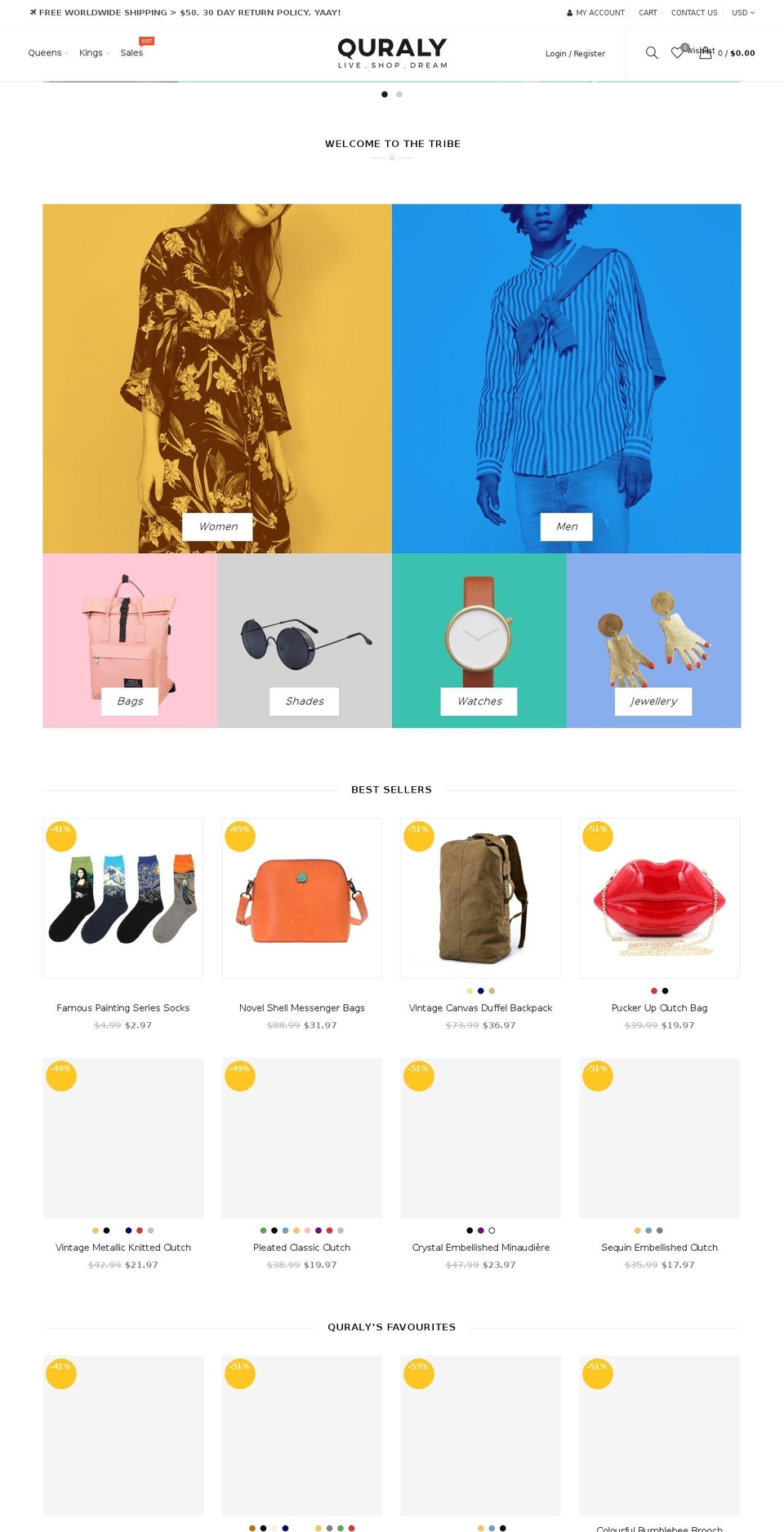 quraly.com — Shopify storefront screenshot