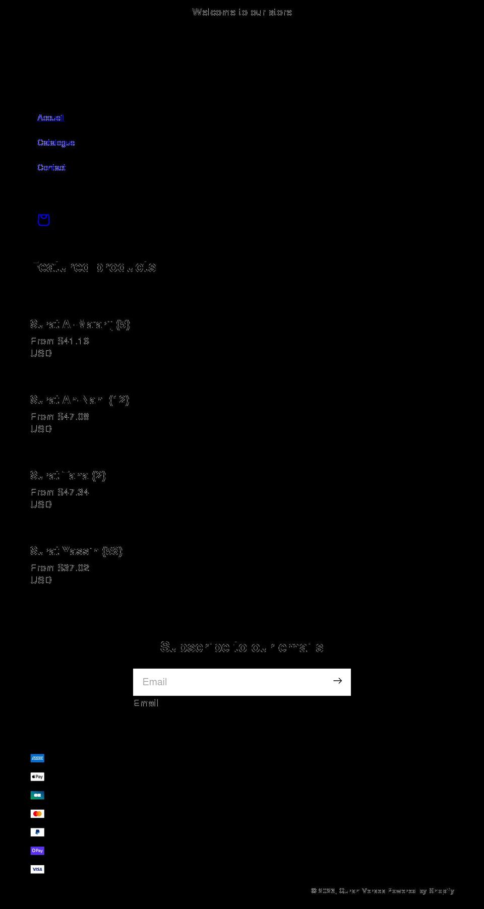 quran-verses.com shopify website screenshot