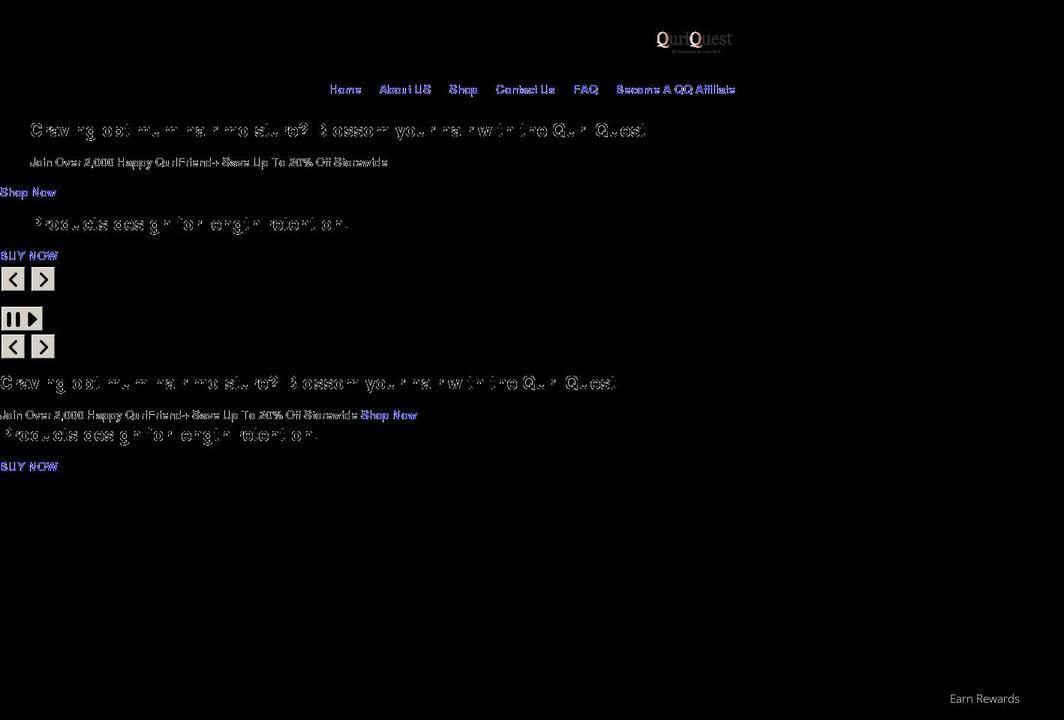 qurlquest.com shopify website screenshot