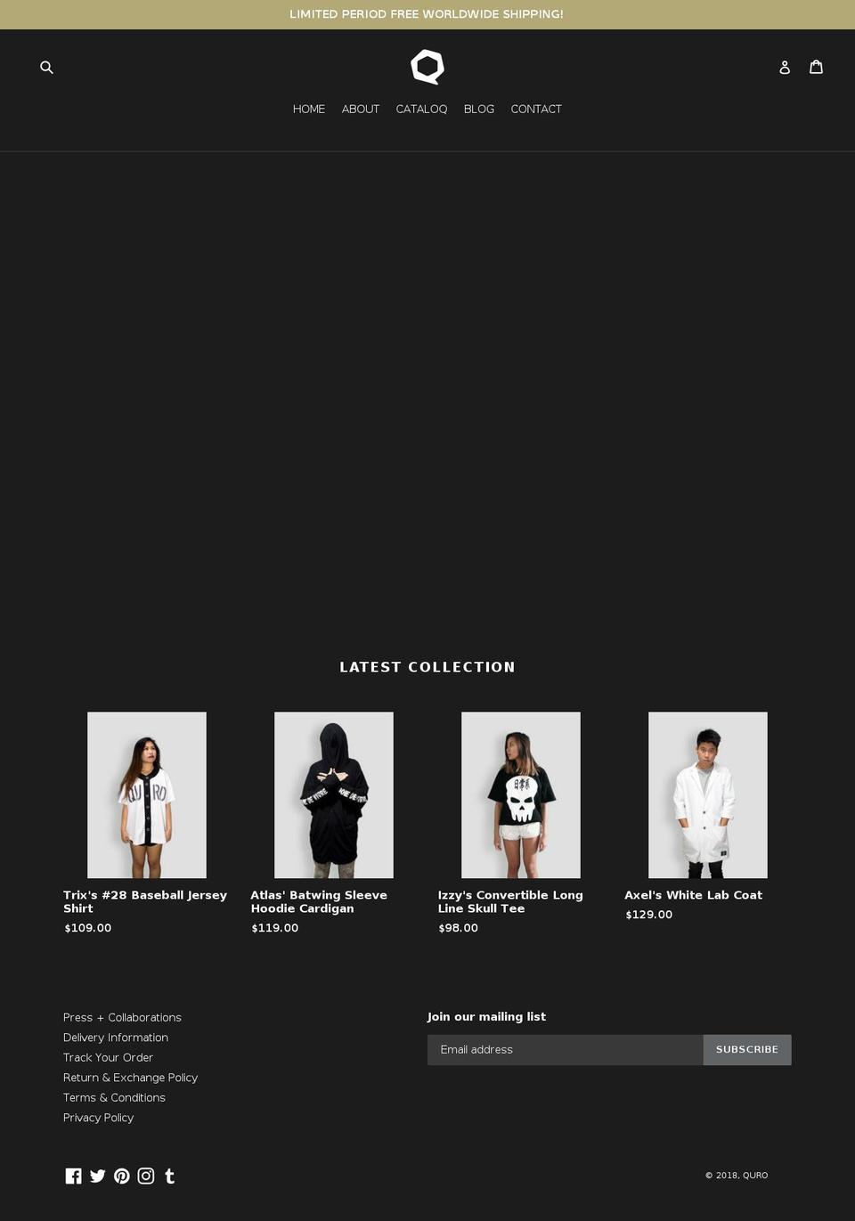 quroshop.com — Shopify storefront screenshot
