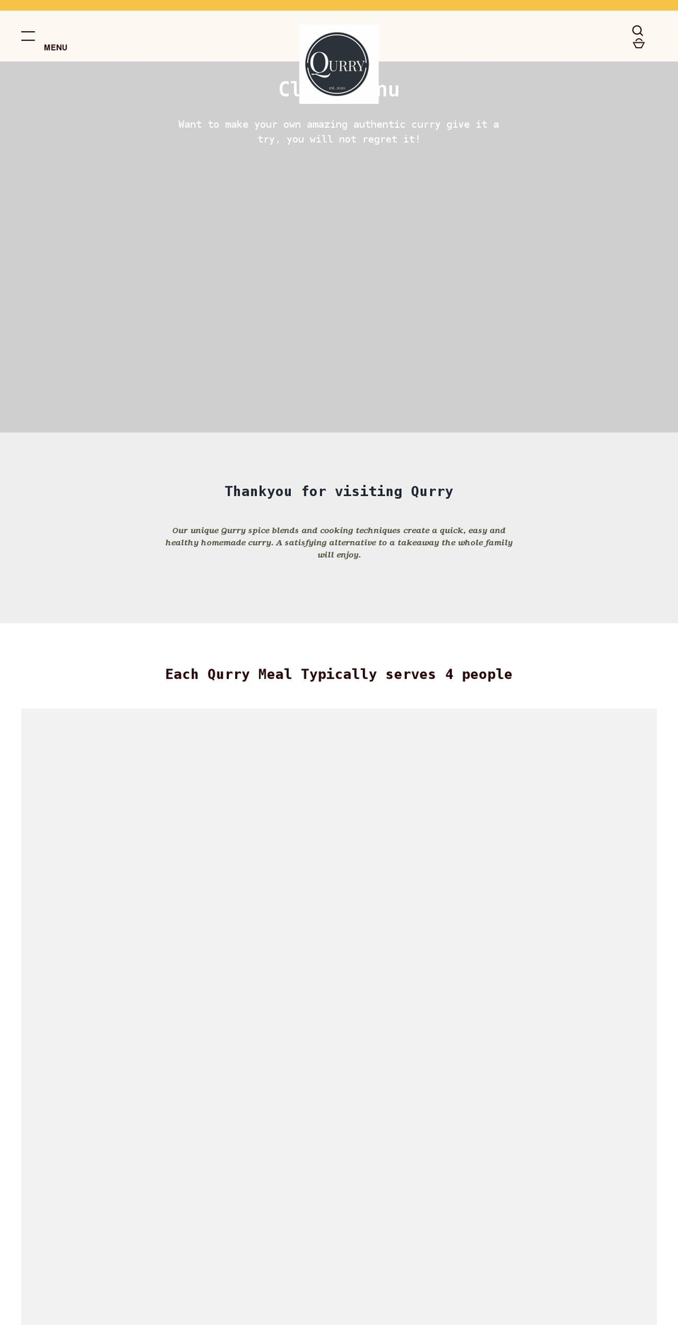 qurry.co.uk shopify website screenshot