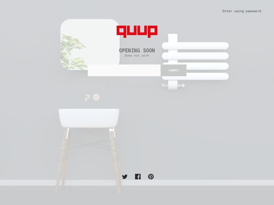 quupheating.myshopify.com shopify website screenshot