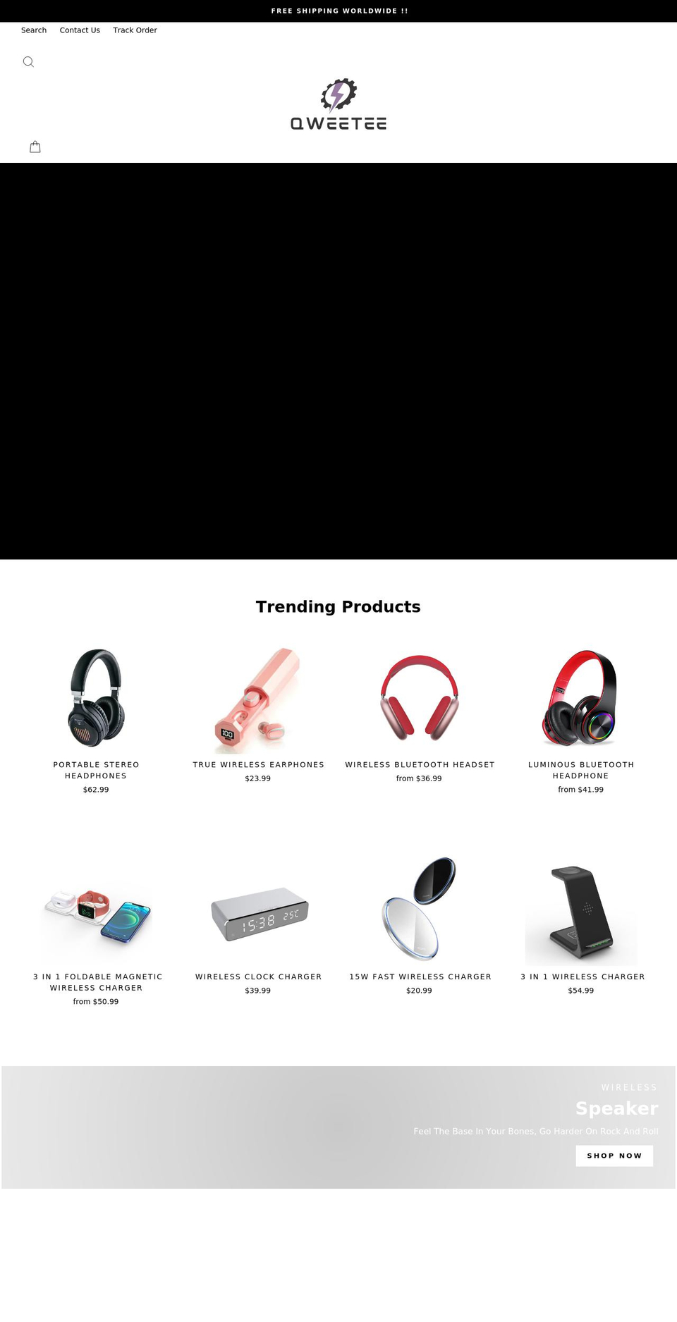 qweetee.com shopify website screenshot