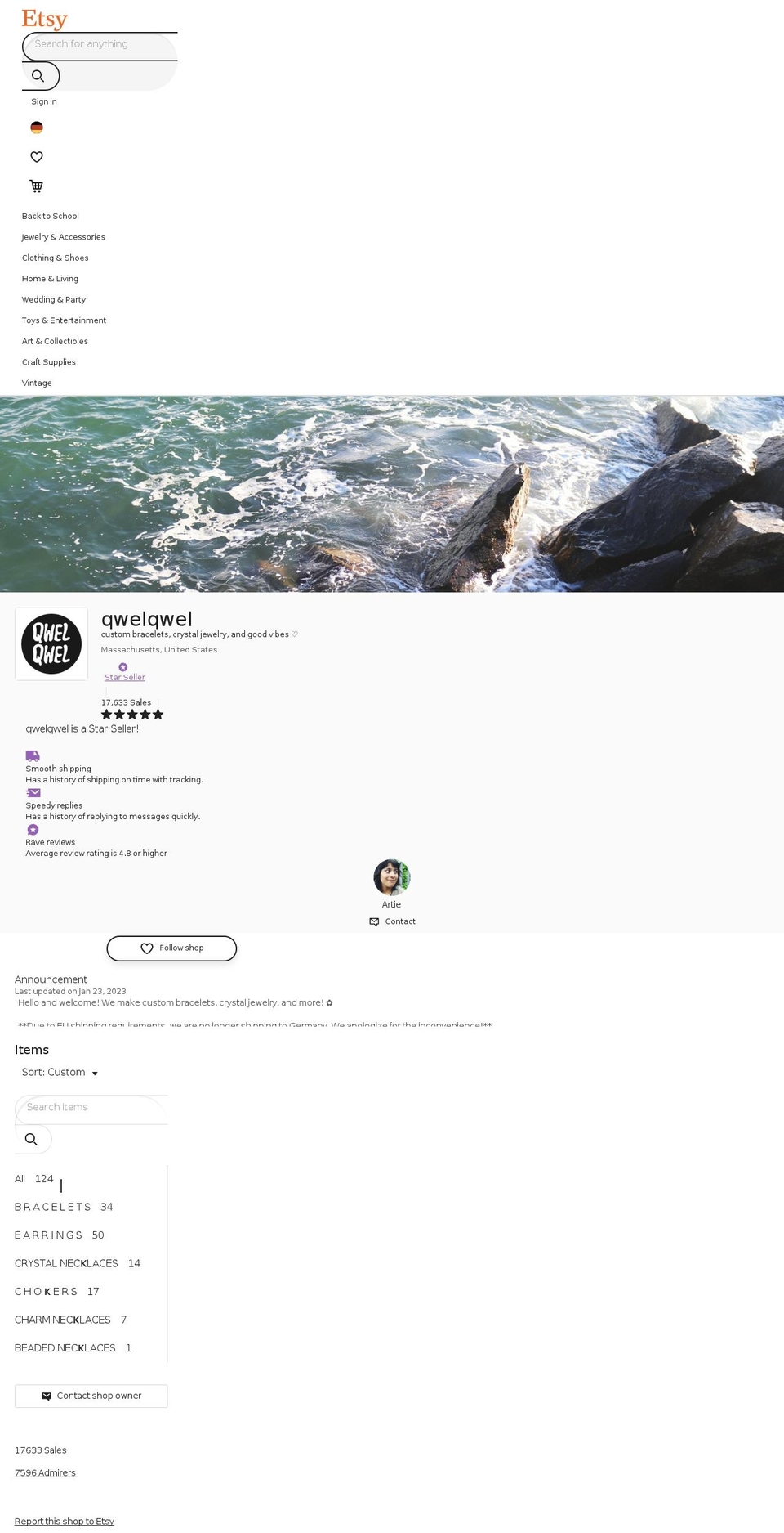 qwelqwel.com — Shopify storefront screenshot