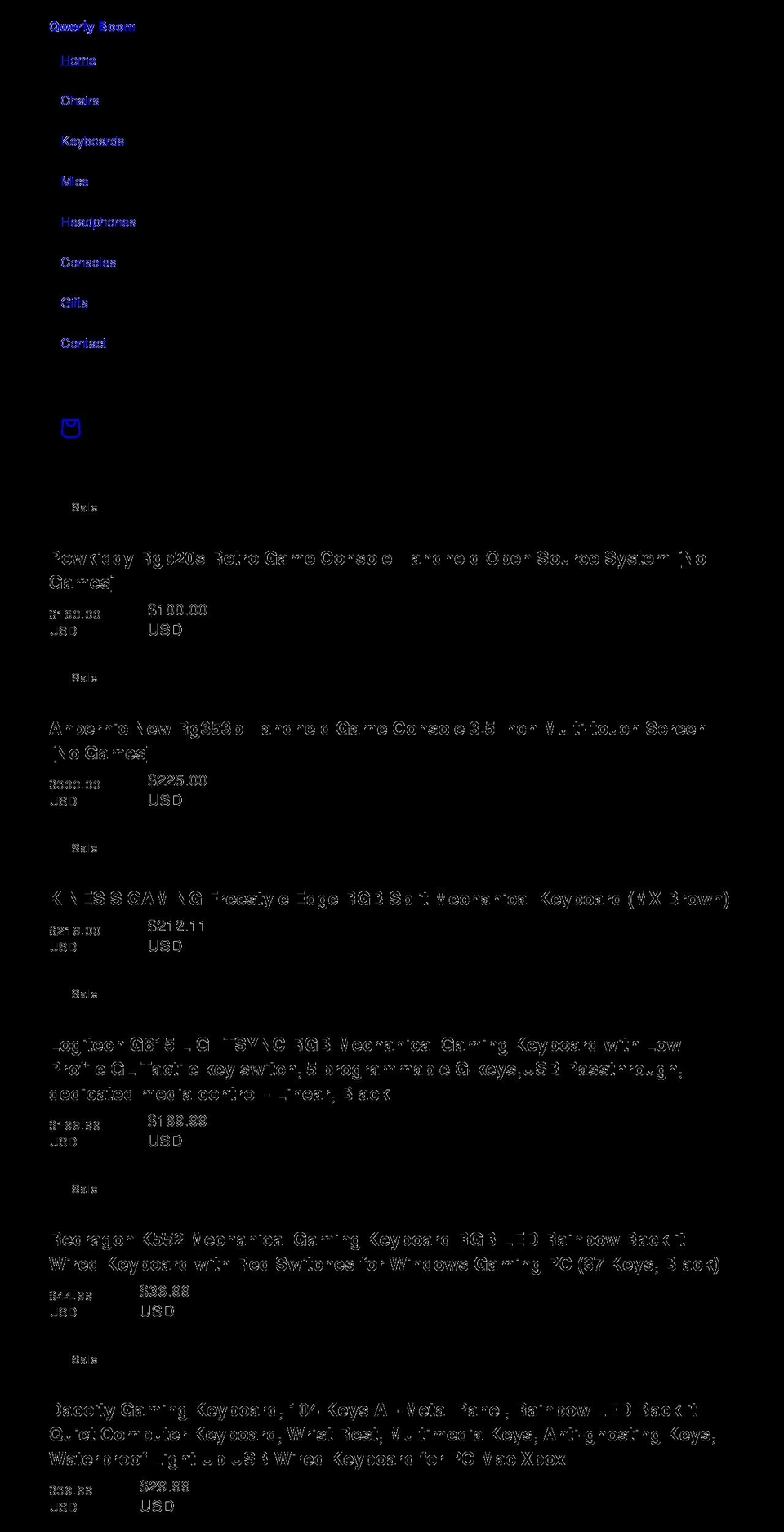 qwertyboom.com shopify website screenshot