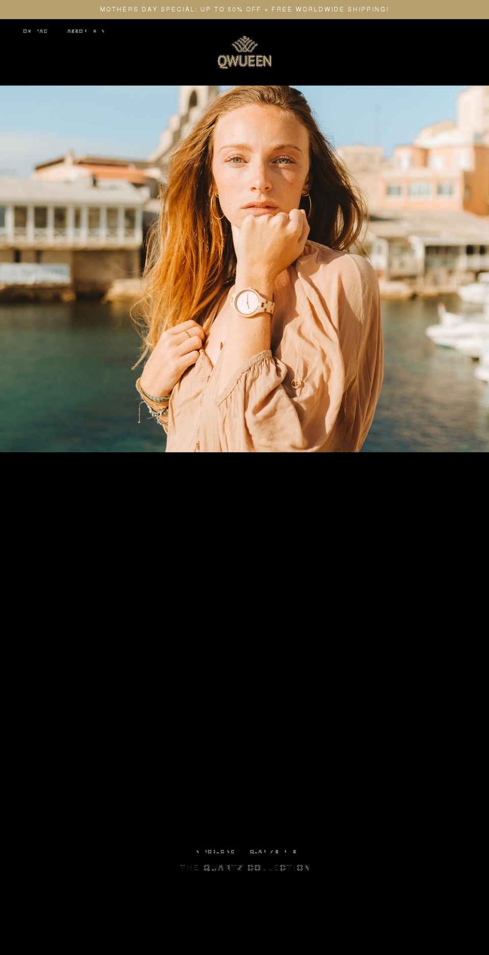 qwueen.com shopify website screenshot