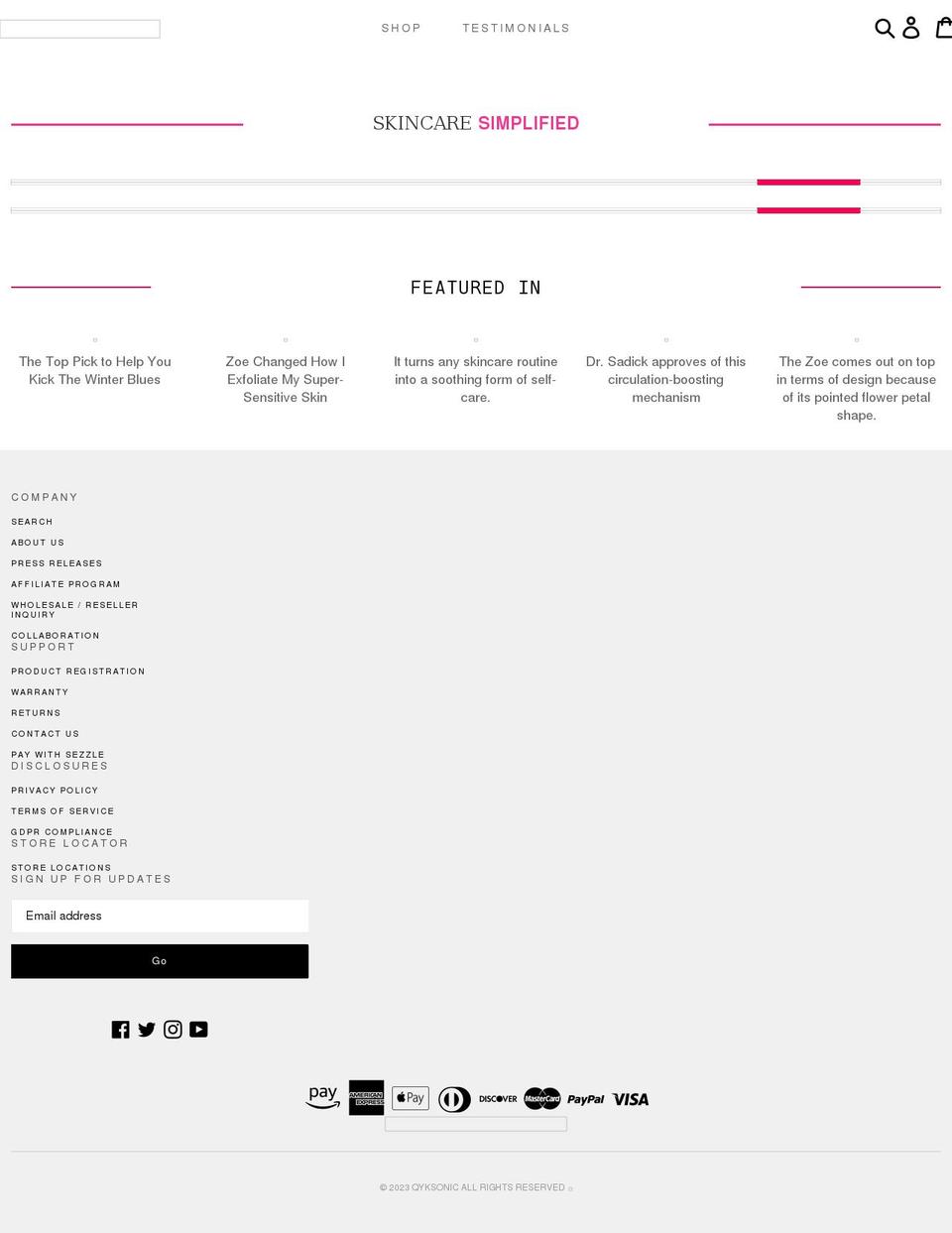 Saved0515 11:07 Shopify theme site example qyksonic.com