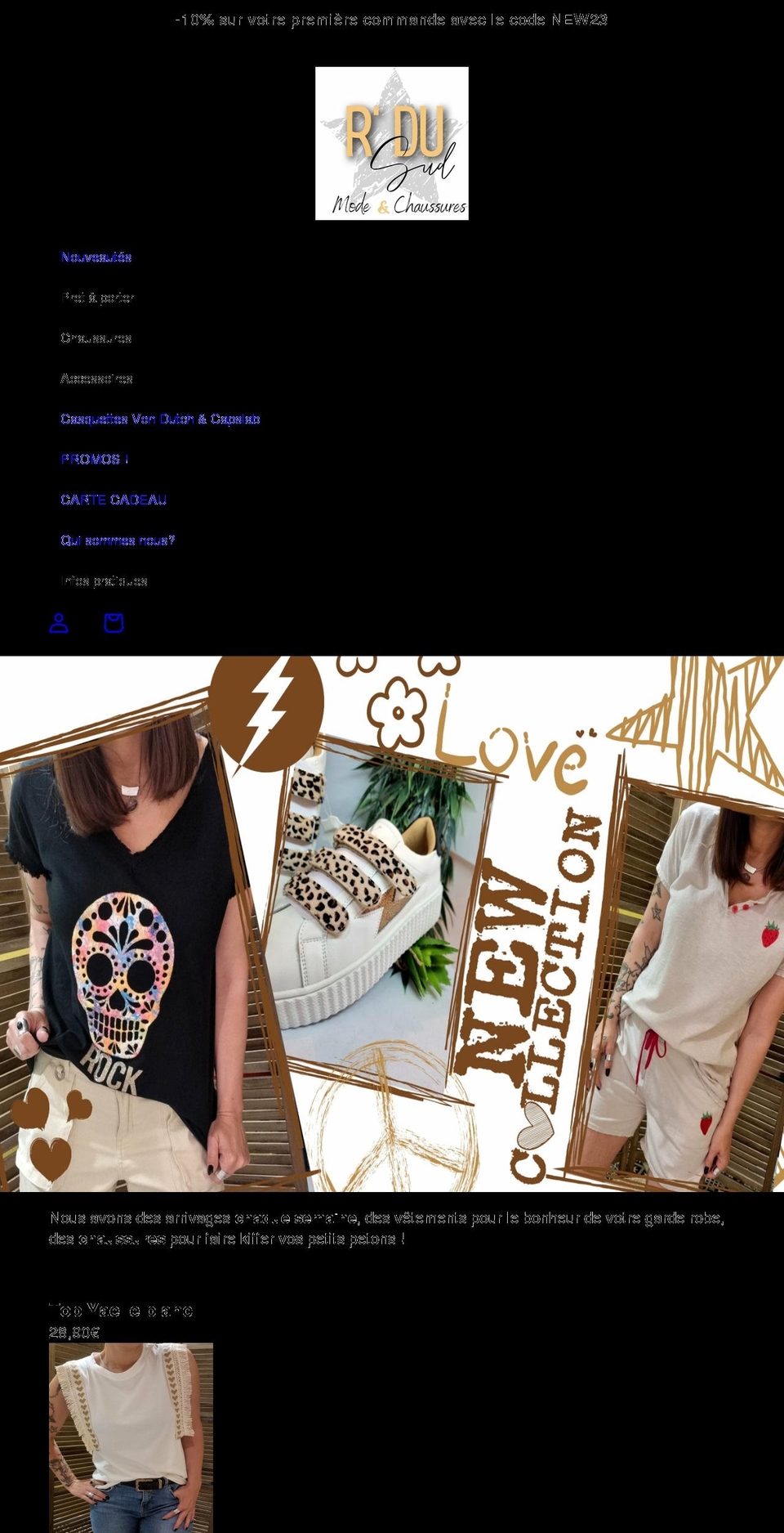 r-dusud.fr shopify website screenshot