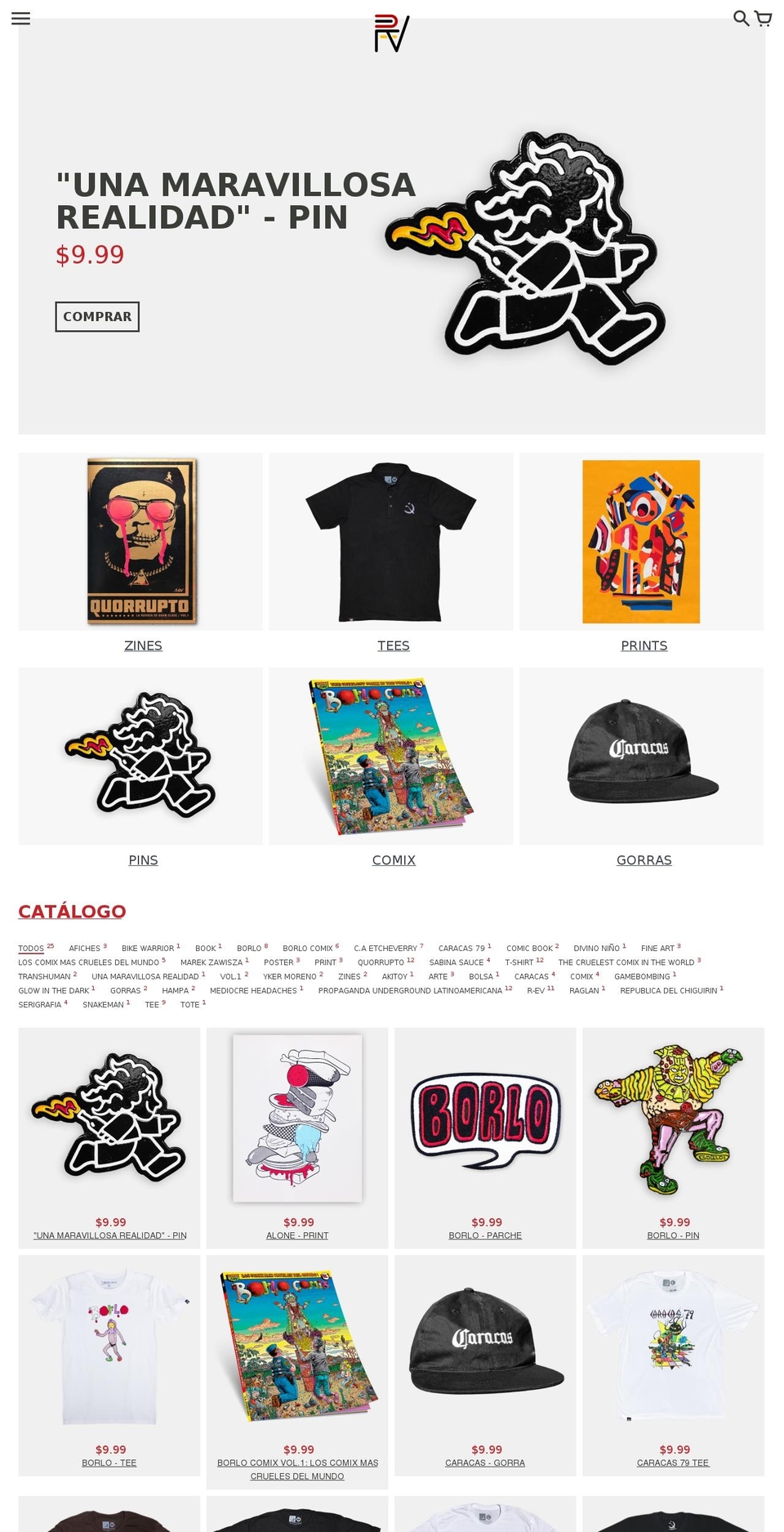 r-evshop.net shopify website screenshot