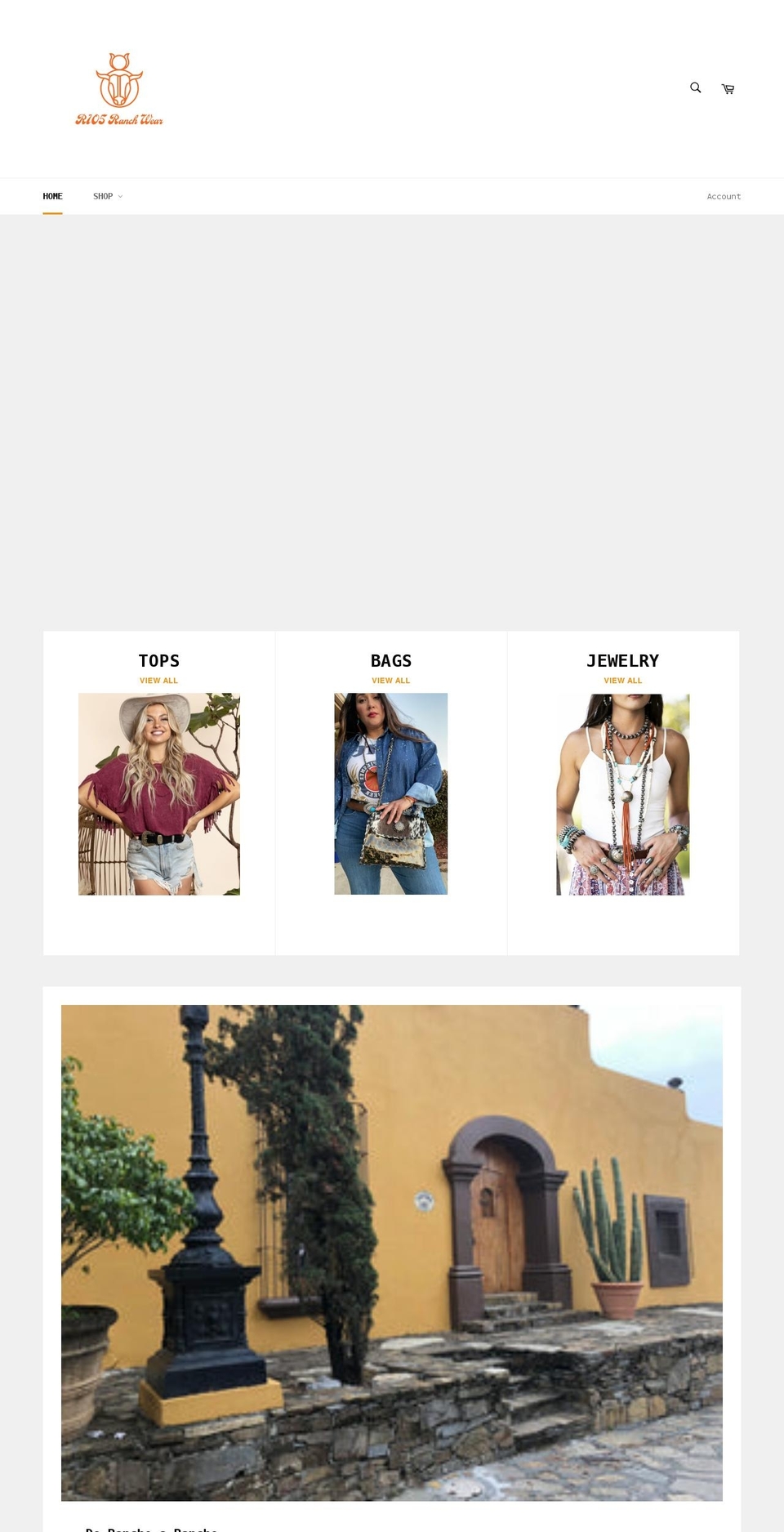 r105ranchwear.com shopify website screenshot