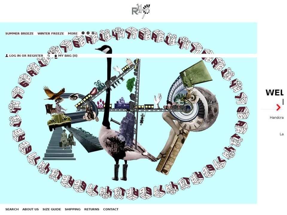 r1476.com shopify website screenshot