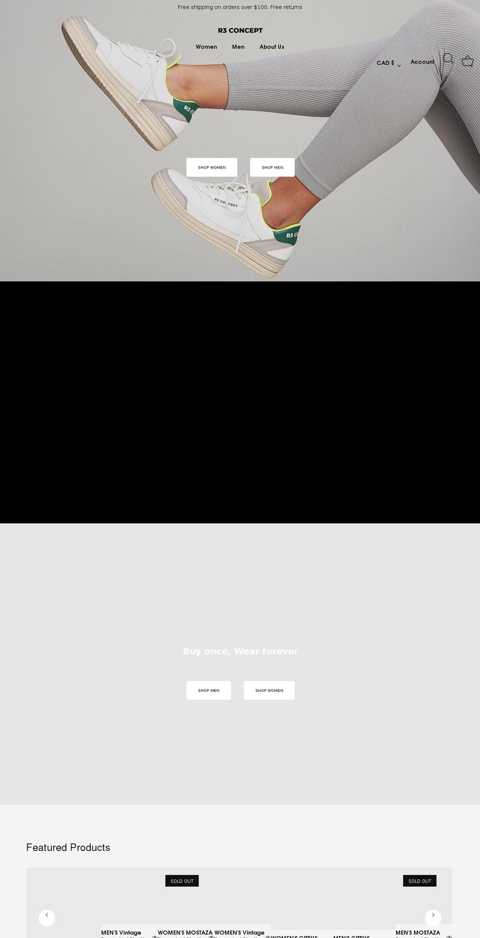 r3concept.com shopify website screenshot