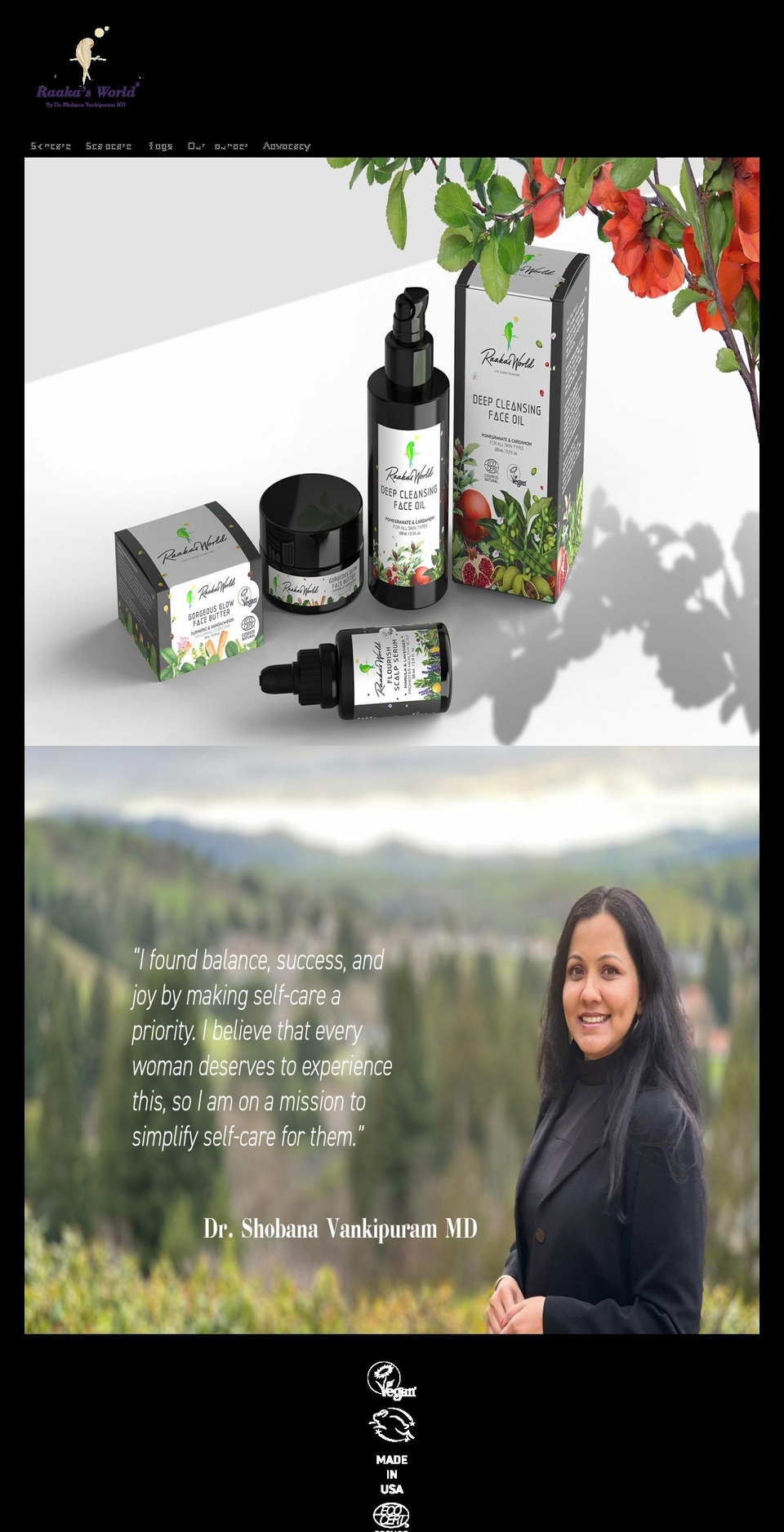 raakasworld.com shopify website screenshot