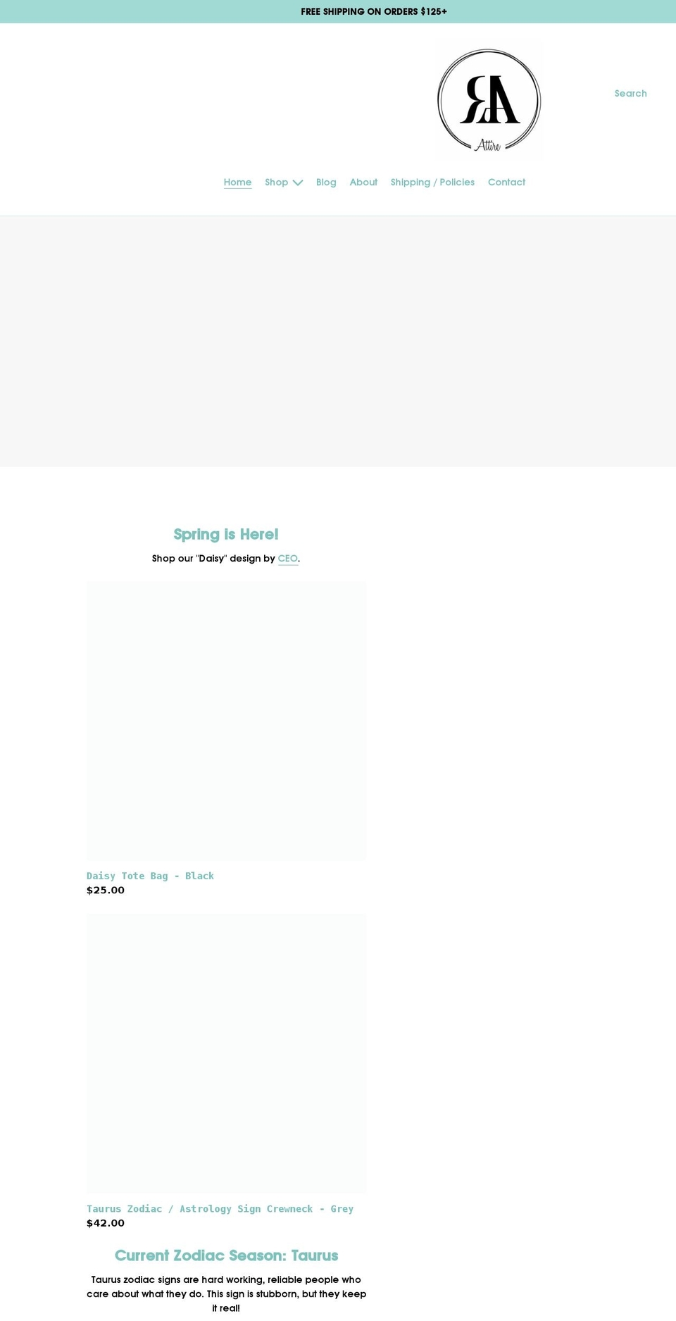 raattire.com shopify website screenshot