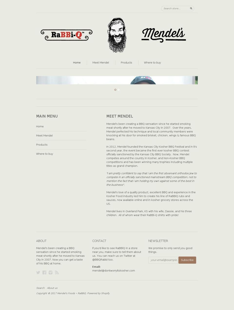 rabbiq.com shopify website screenshot