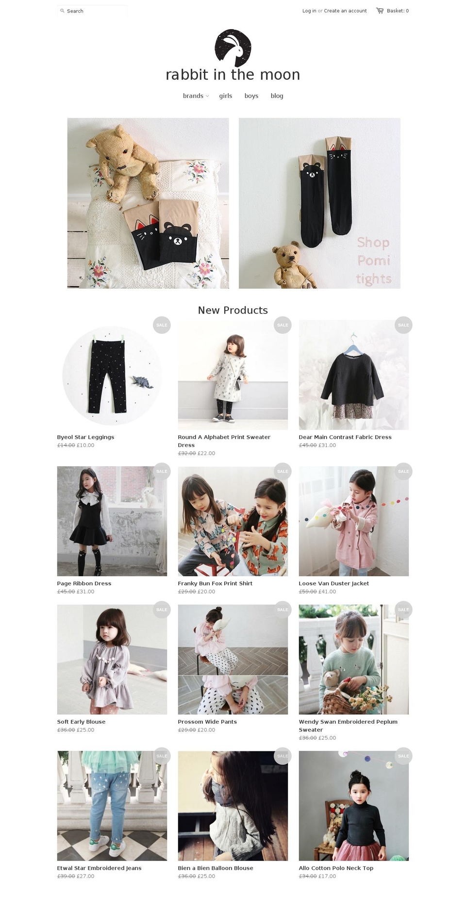 rabbit-in-the-moon.com shopify website screenshot