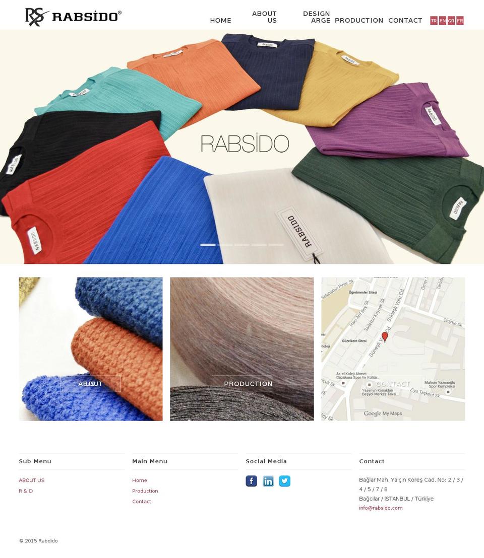rabsido.com — Shopify storefront screenshot