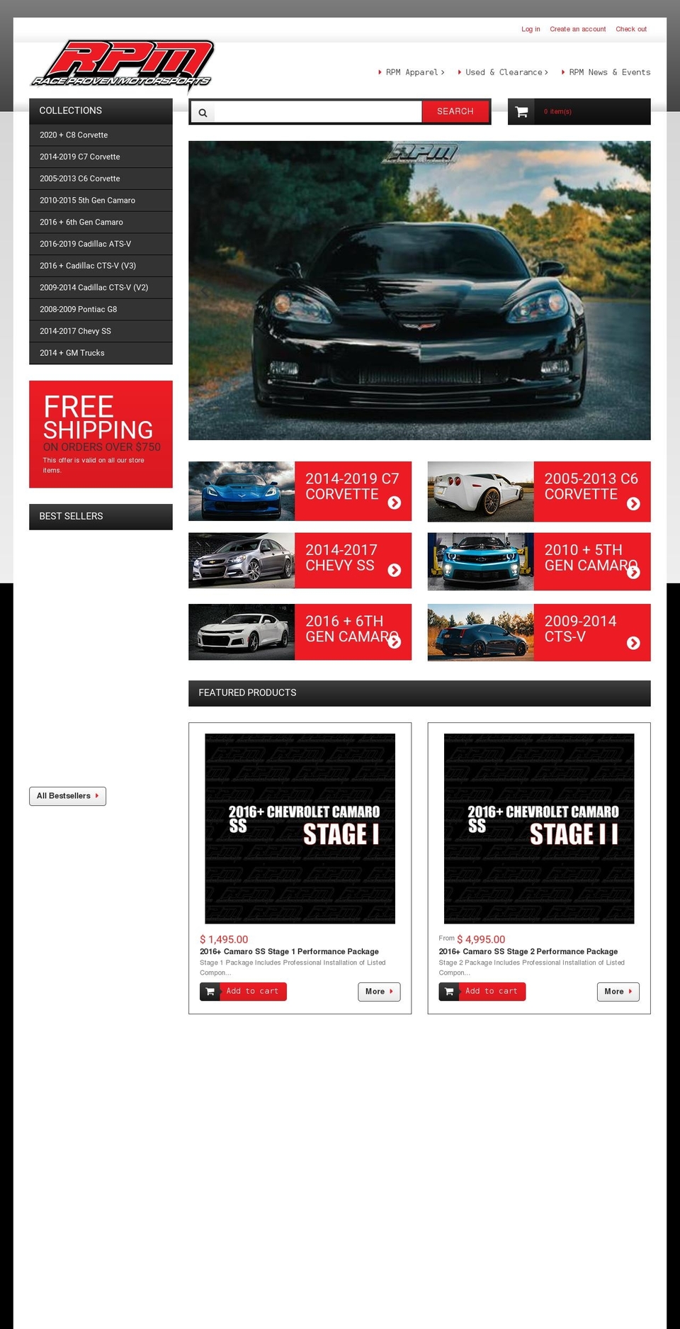 race-proven-motorsports.myshopify.com shopify website screenshot