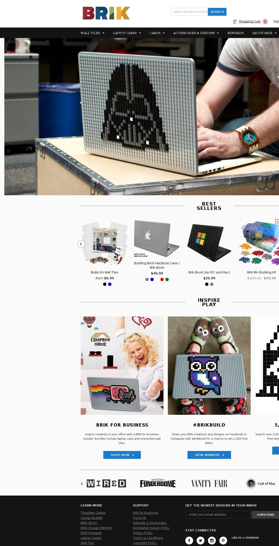 rachelevans.com — Shopify storefront screenshot