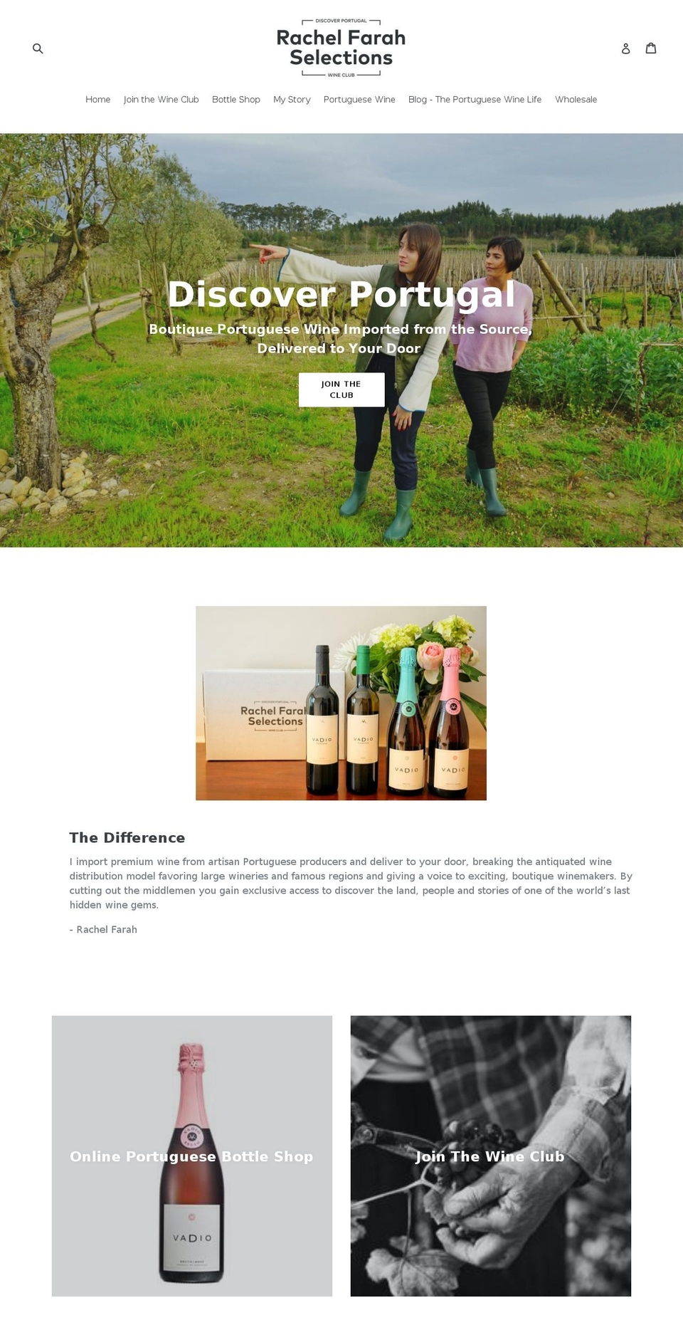 rachelfarah.com — Shopify storefront screenshot