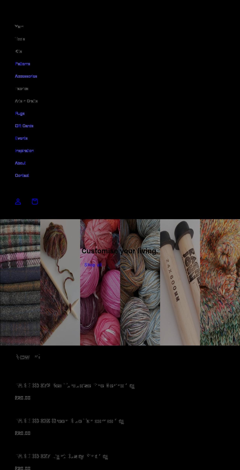 racheljohn.co.uk shopify website screenshot