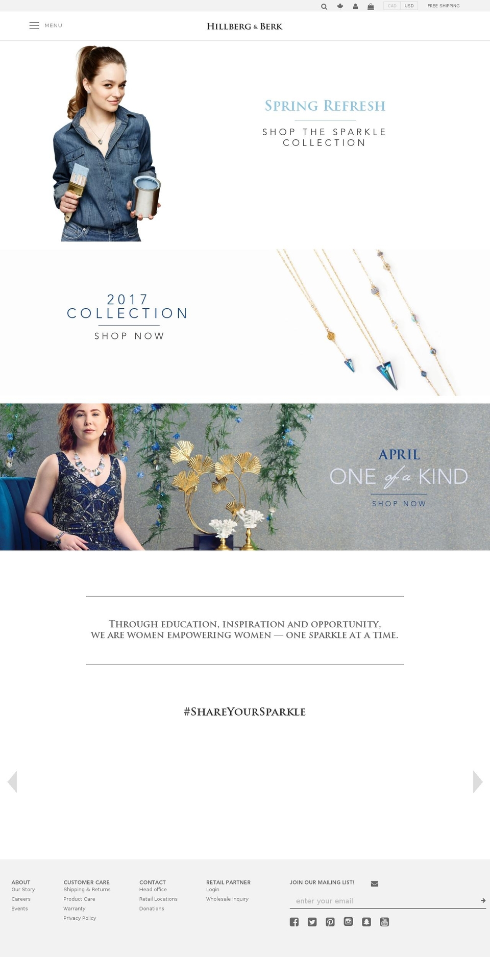 H\u0026B Shopify theme site example rachelmeilke.ca