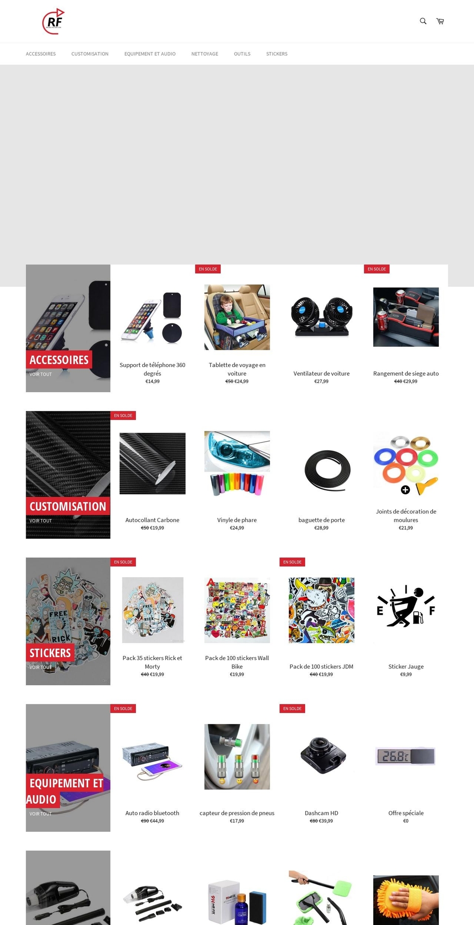 racing-factory.com — Shopify storefront screenshot