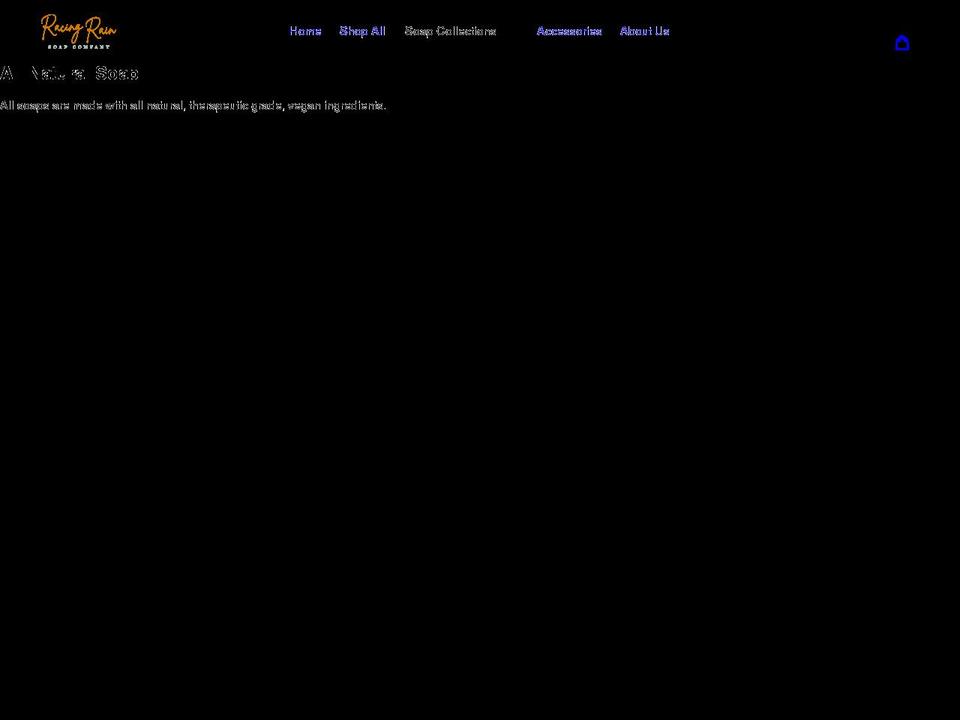 racingrainshop.com shopify website screenshot