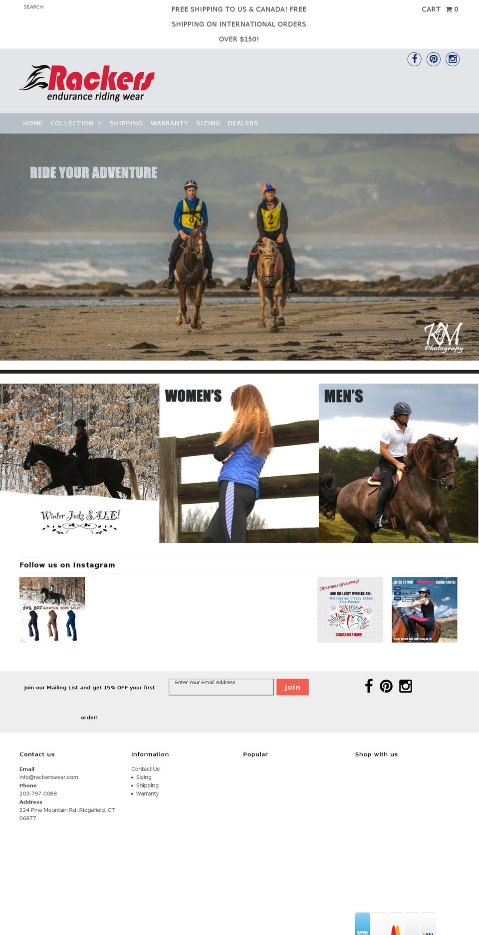 rackerswear.com shopify website screenshot