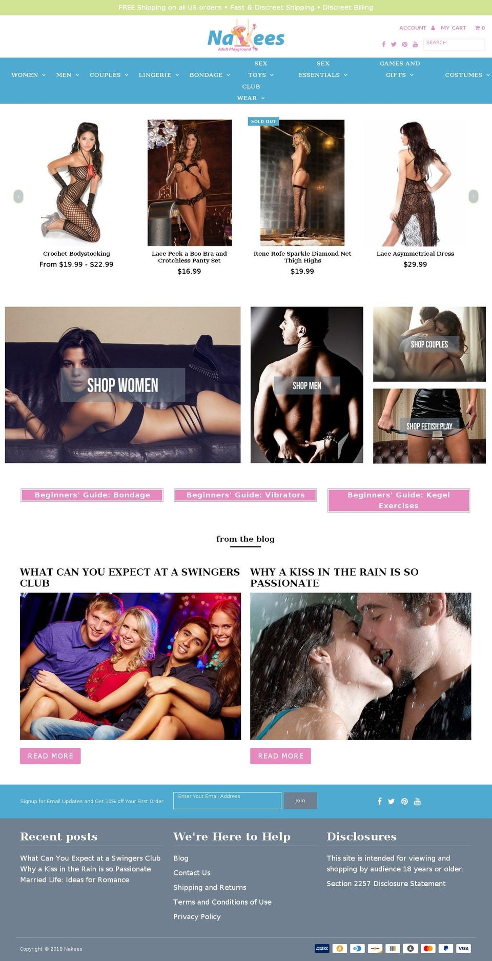 rackooza.com — Shopify storefront screenshot