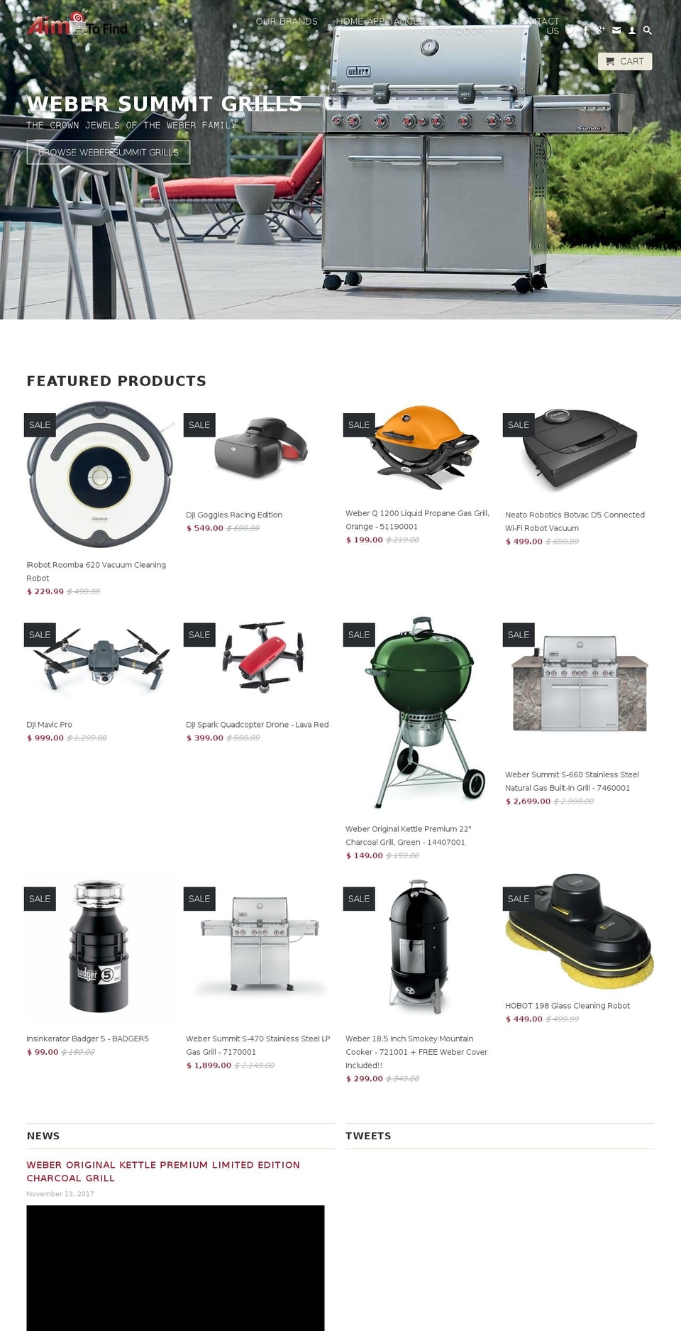 racrealty.net shopify website screenshot