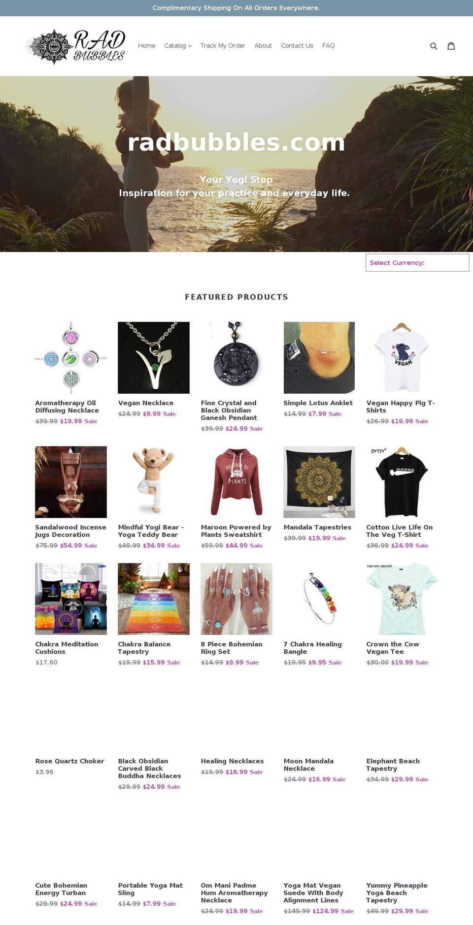 radbubbles.com — Shopify storefront screenshot