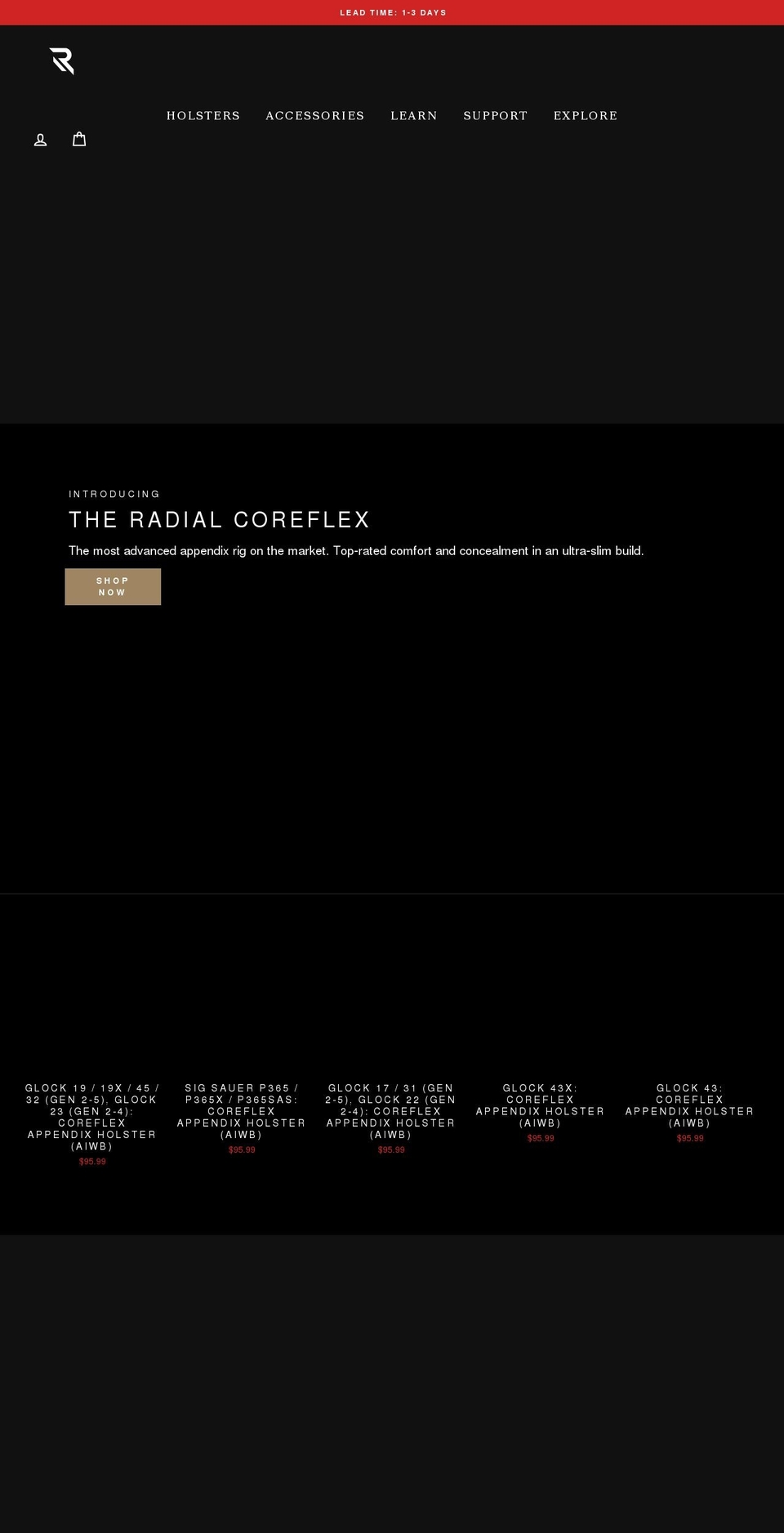 radialusa.com shopify website screenshot