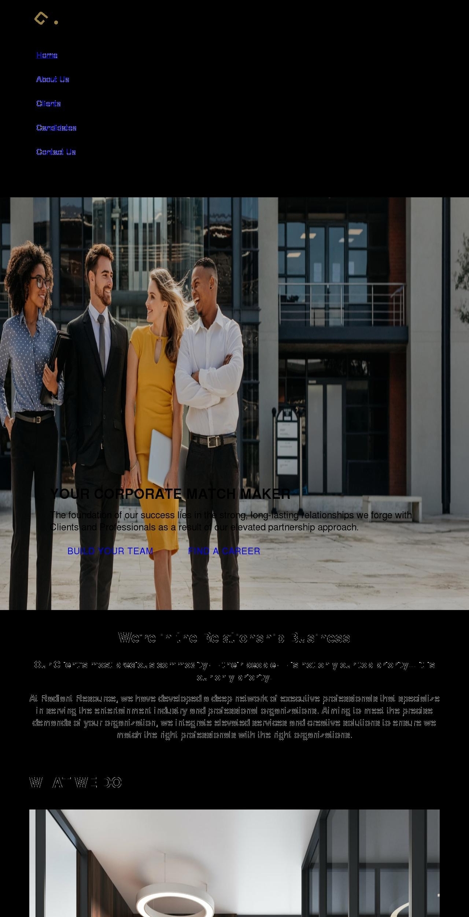 radiantresource.net shopify website screenshot