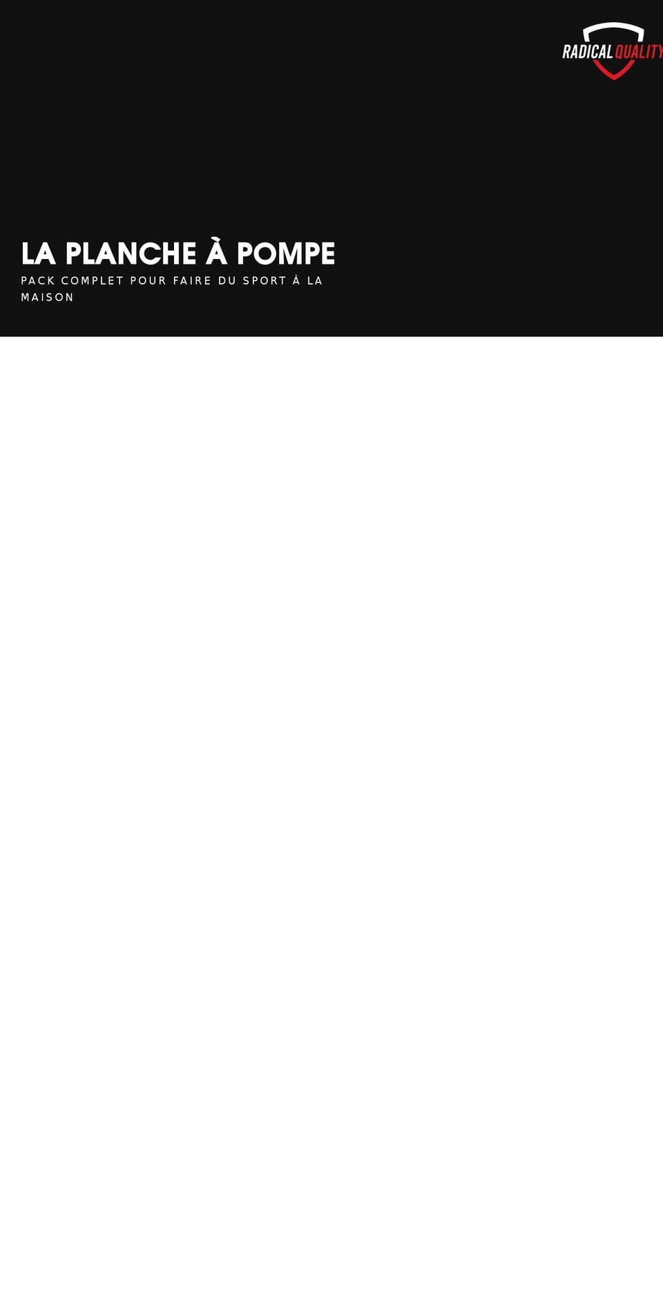 radical-quality.com shopify website screenshot