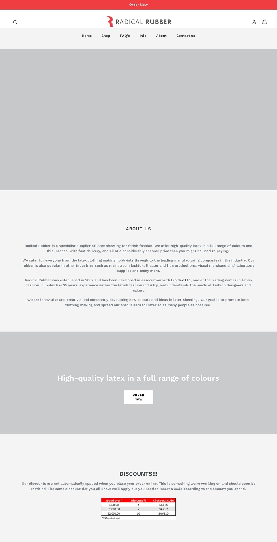 Radical Rubber - HC - 6 Oct 17 Shopify theme site example radicalrubber.uk