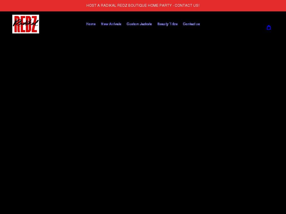 radikal-redz.myshopify.com shopify website screenshot